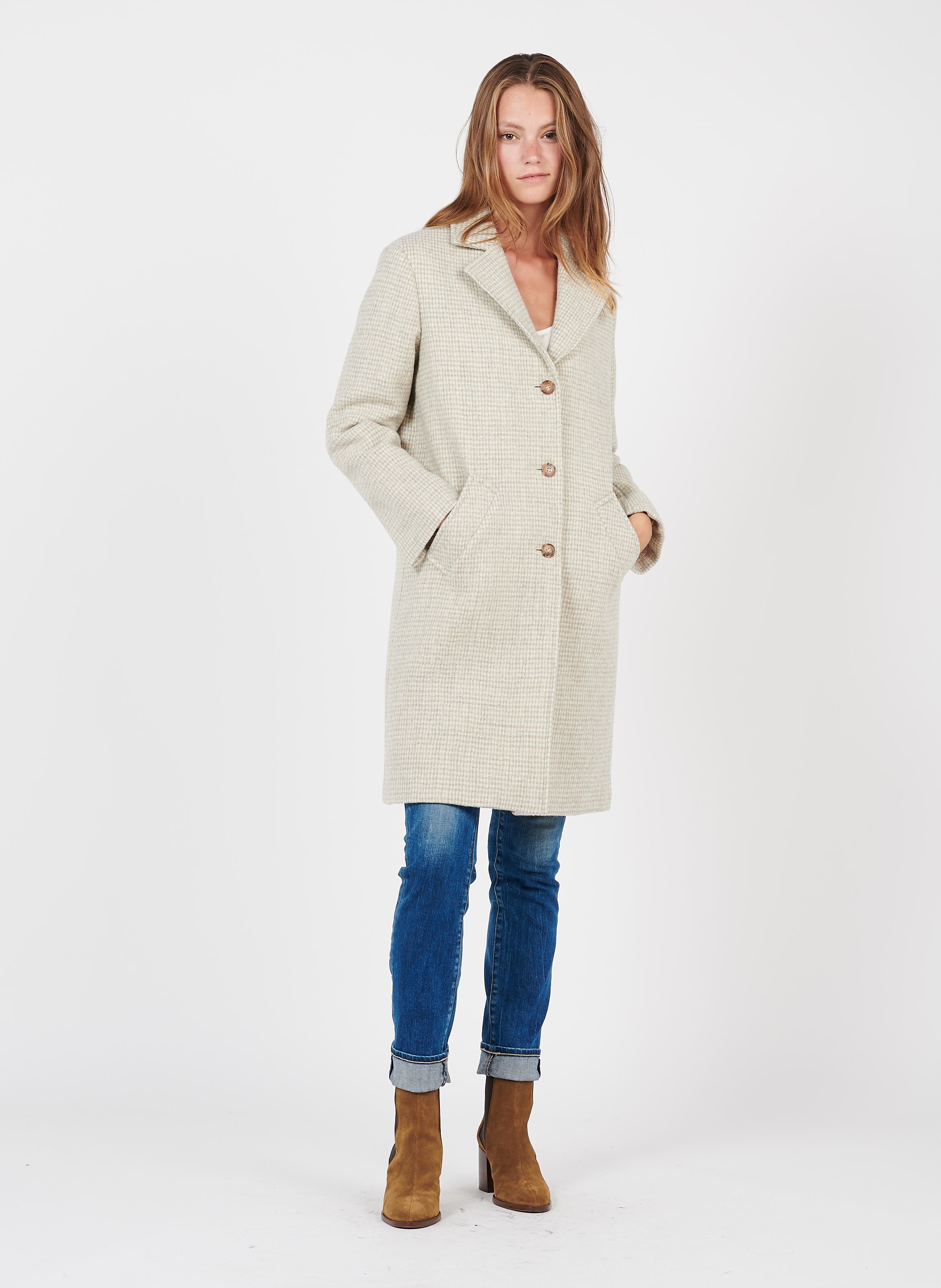f&f boucle coat