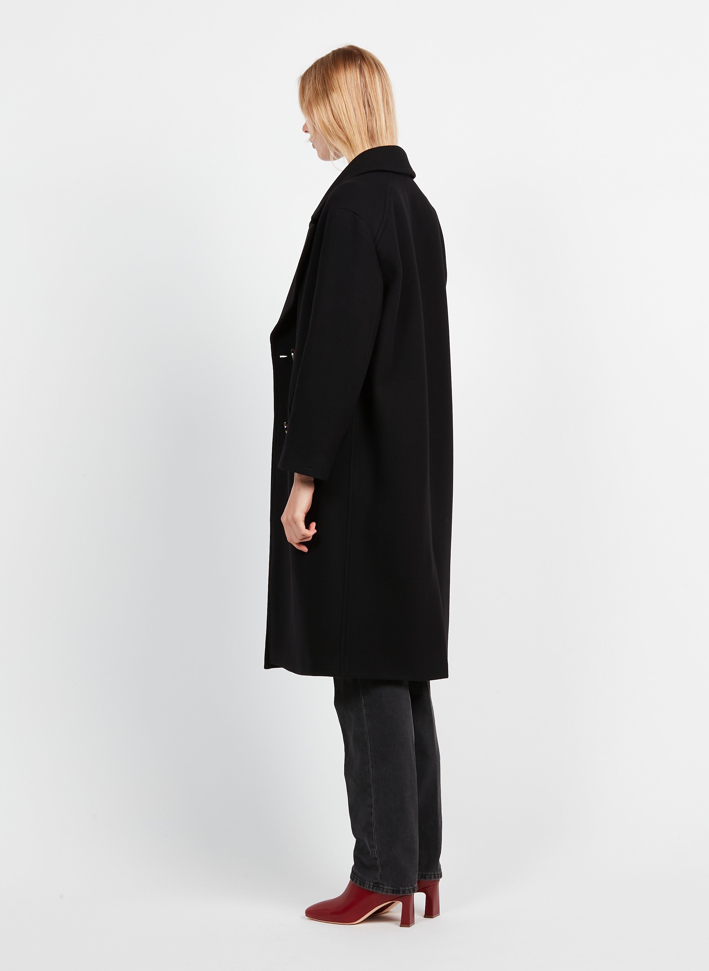 Woolblend Coat Black Pablo Women Place des Tendances