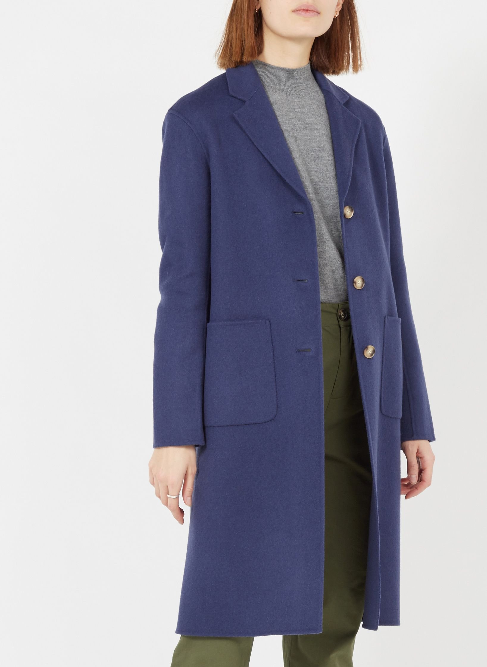 tailored womens wool coat