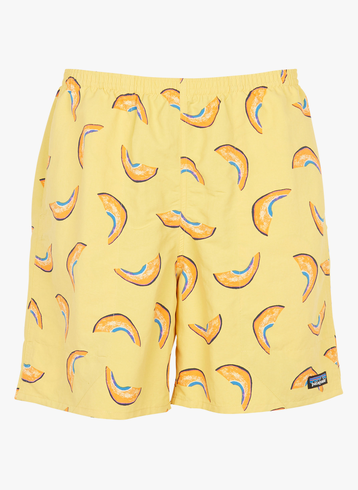 PATAGONIA Yellow Relaxed-fit printed swim shorts