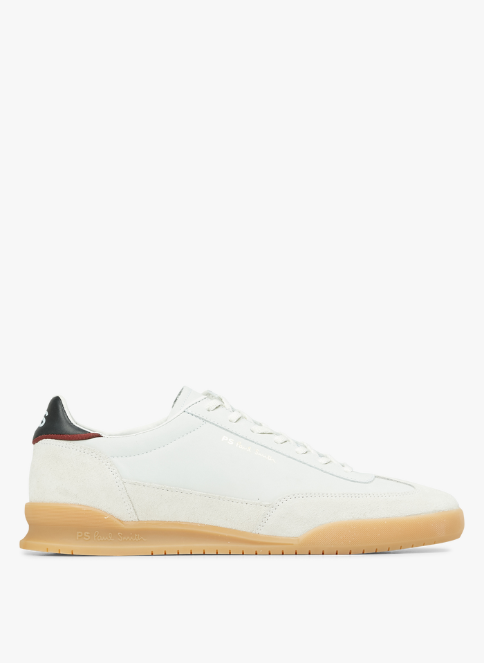 PAUL SMITH White Leather low-top sneakers