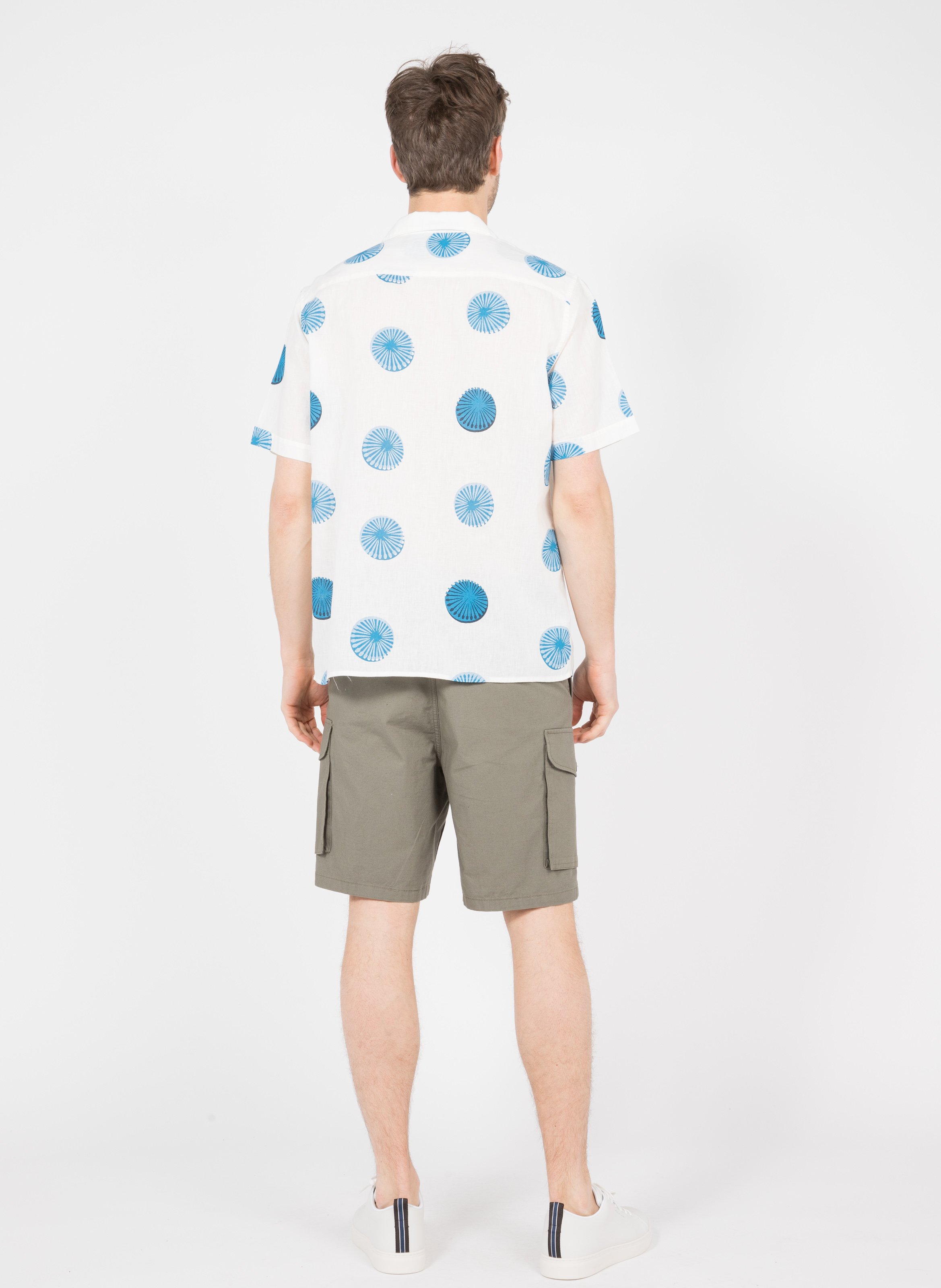 Sale Cotton-blend Cargo Shorts Camo 