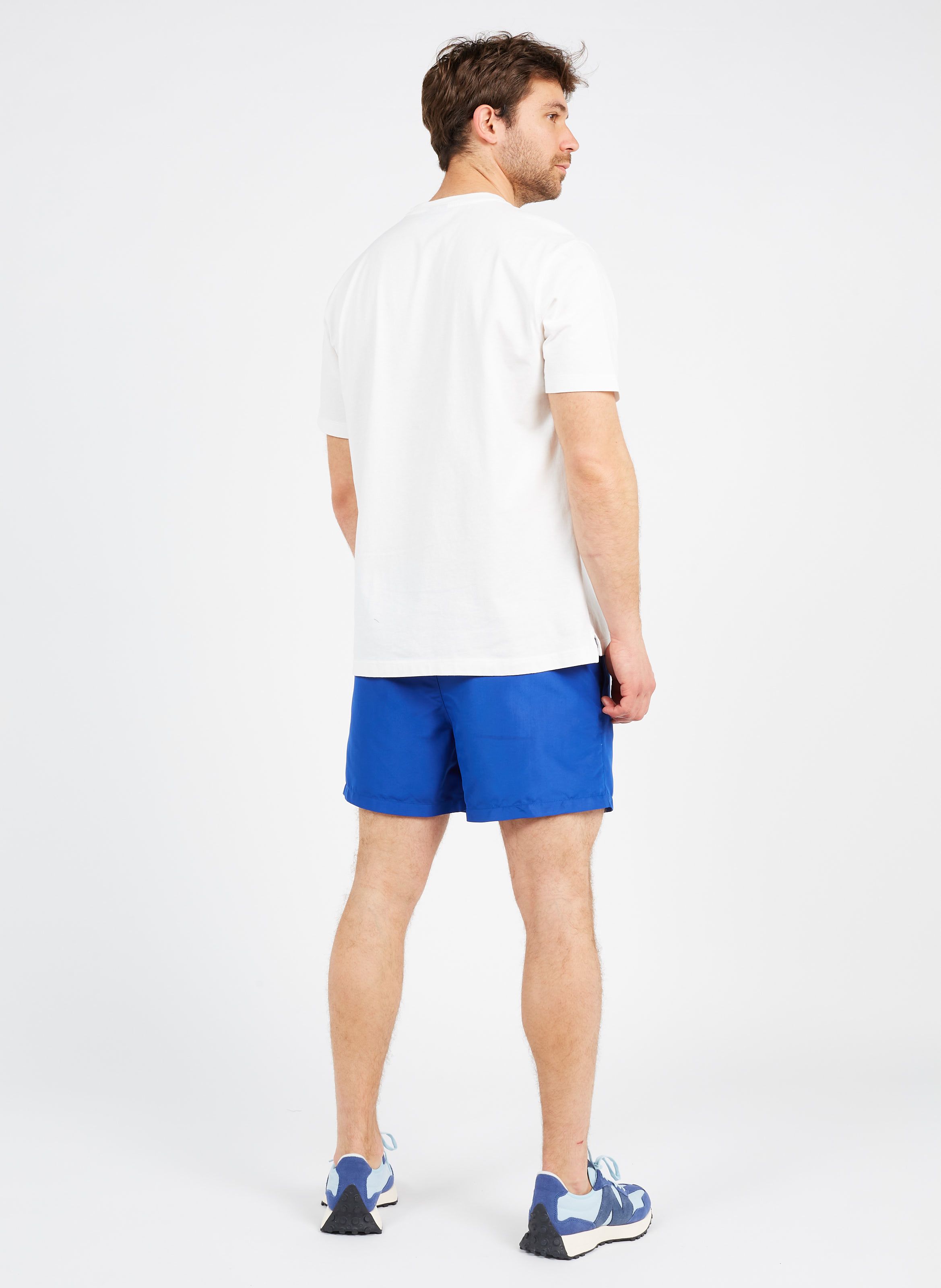 new balance shorts blue