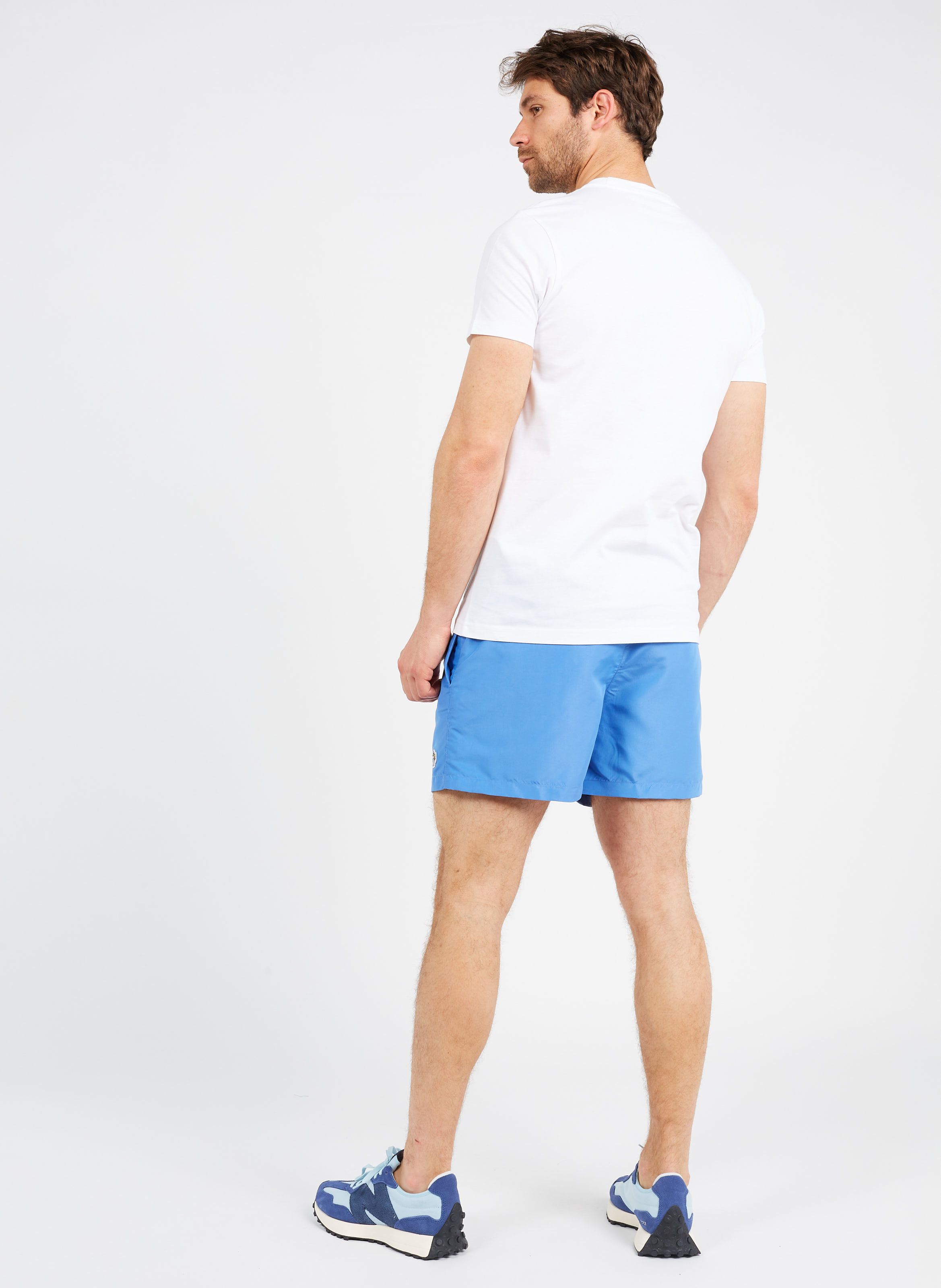 new balance shorts blue