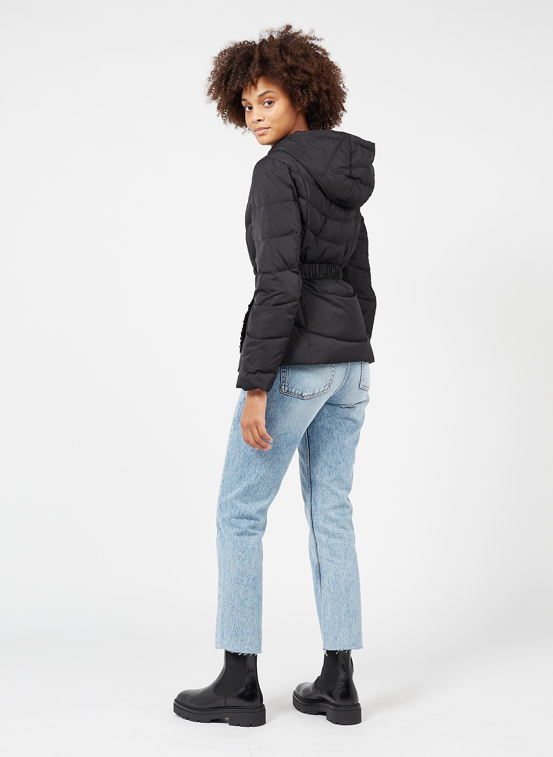 penny black puffer jacket