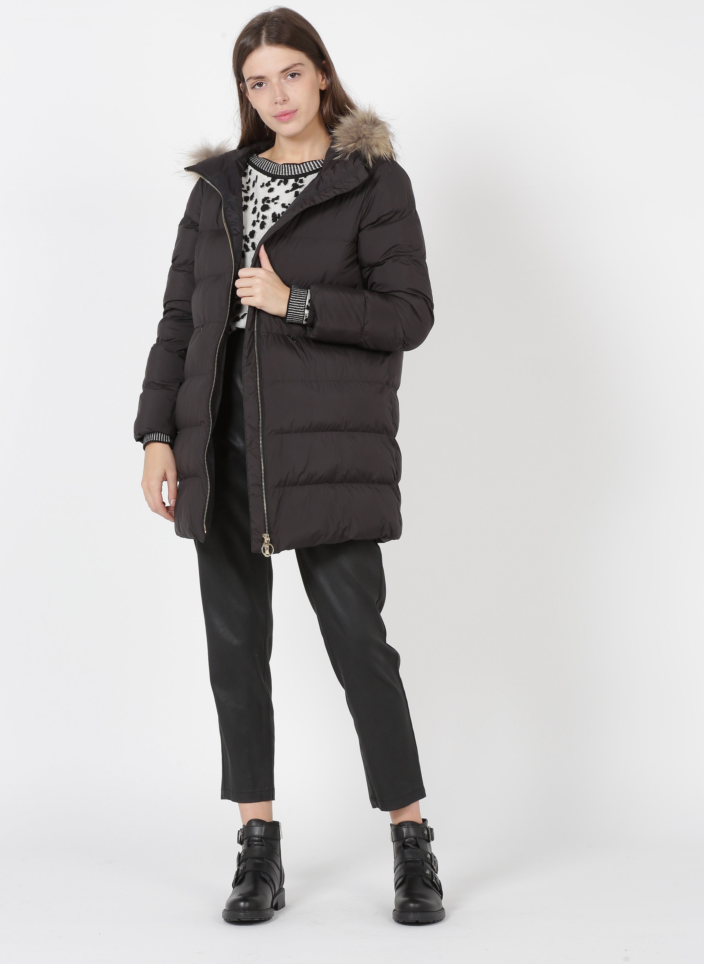 penny black puffer jacket