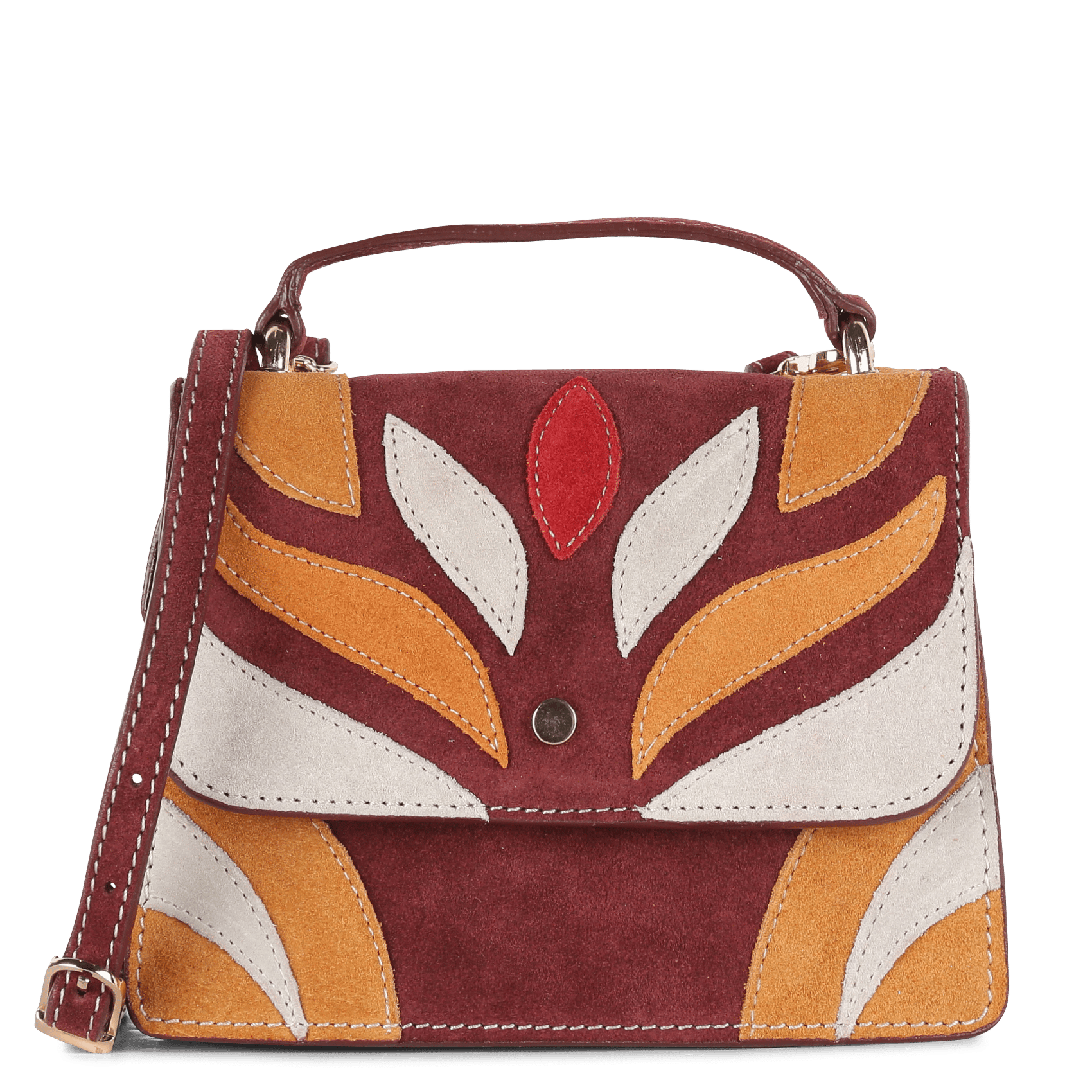 patchwork leather bag