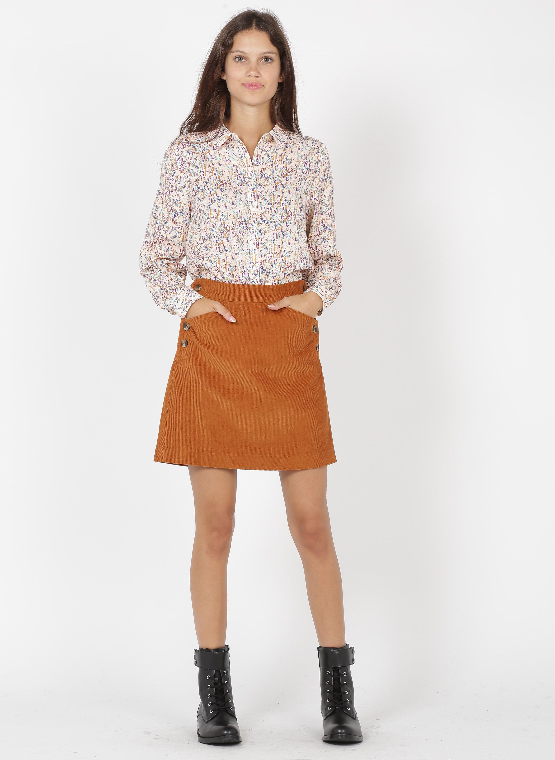 Sale Short Corduroy Skirt Colombo 