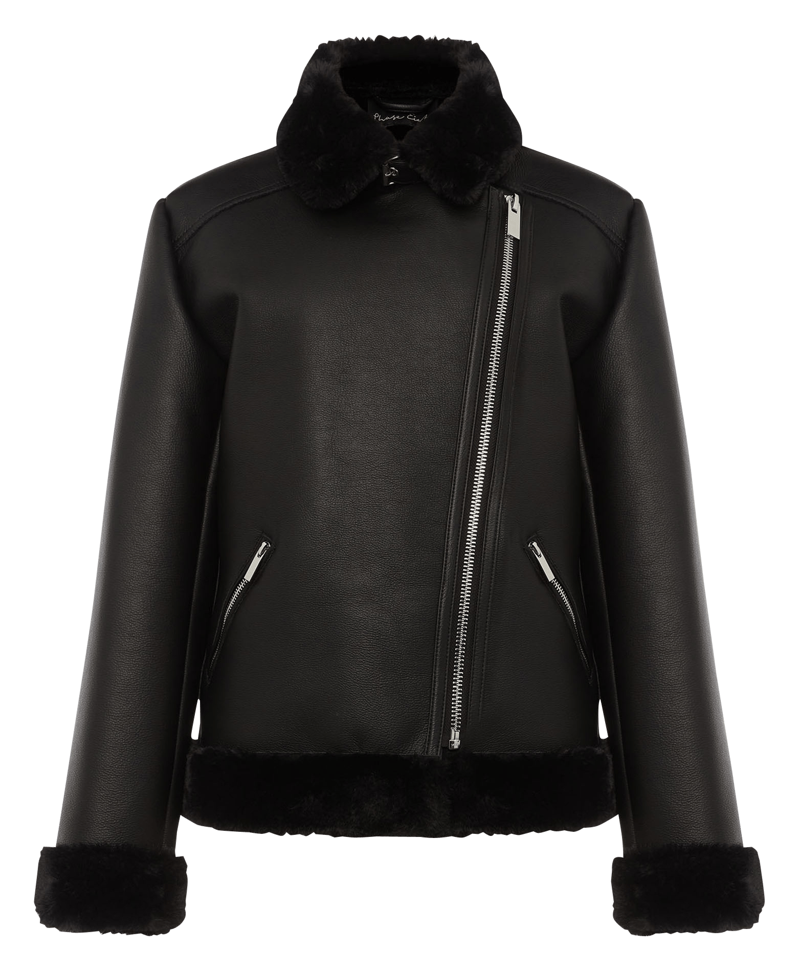 phase eight leather jacket