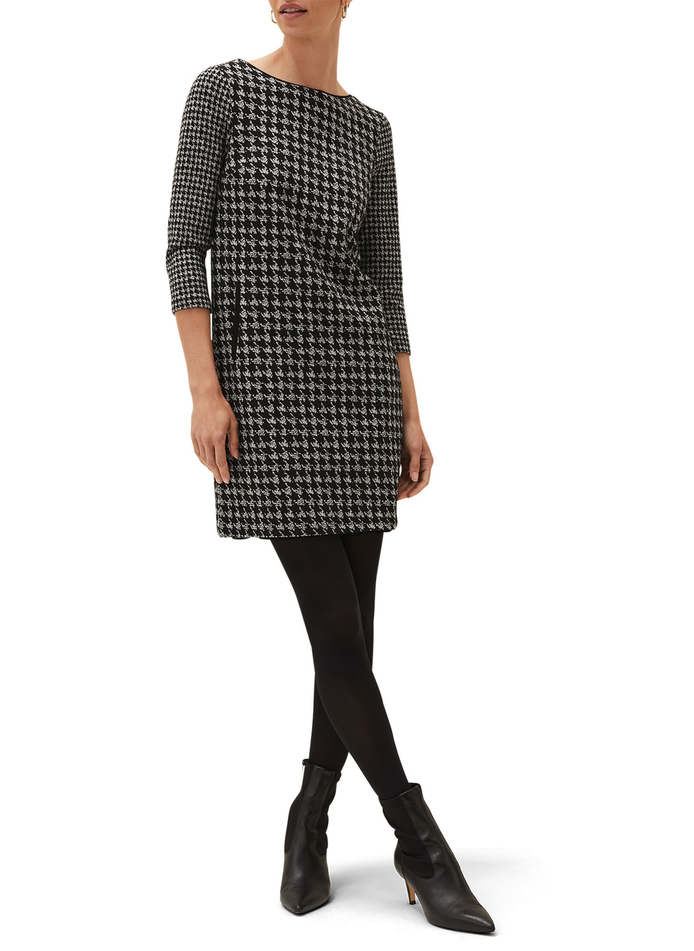 banana republic houndstooth dress