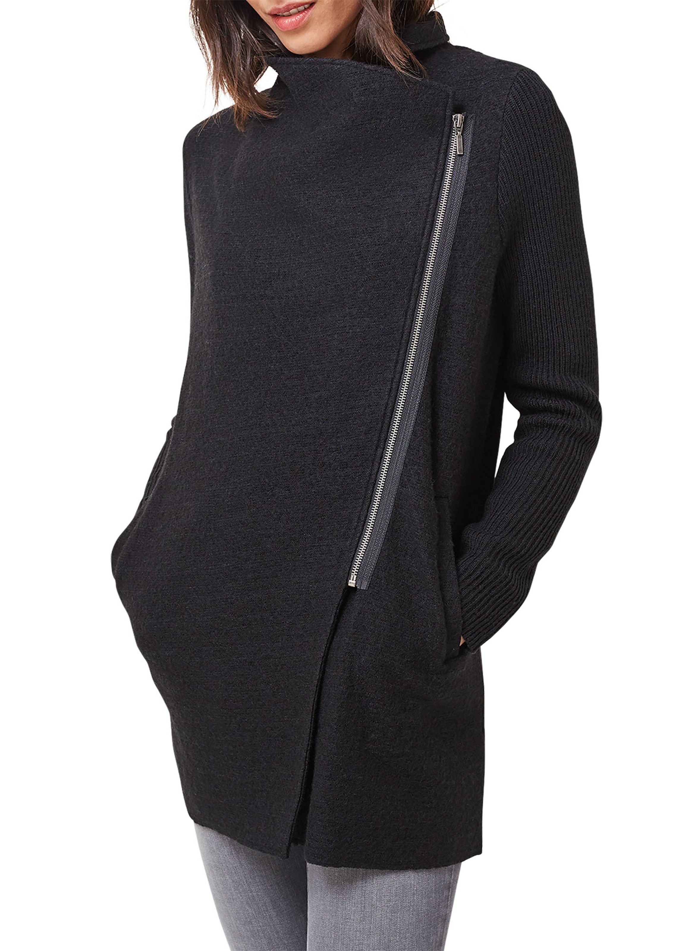 phase eight black coat