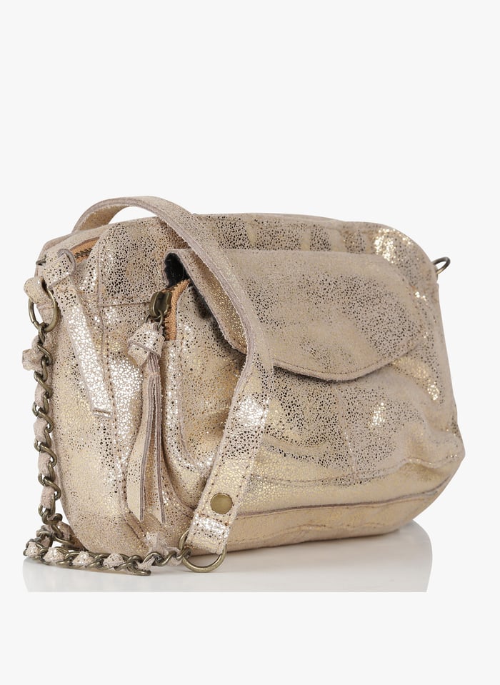 Sac sales pieces doré