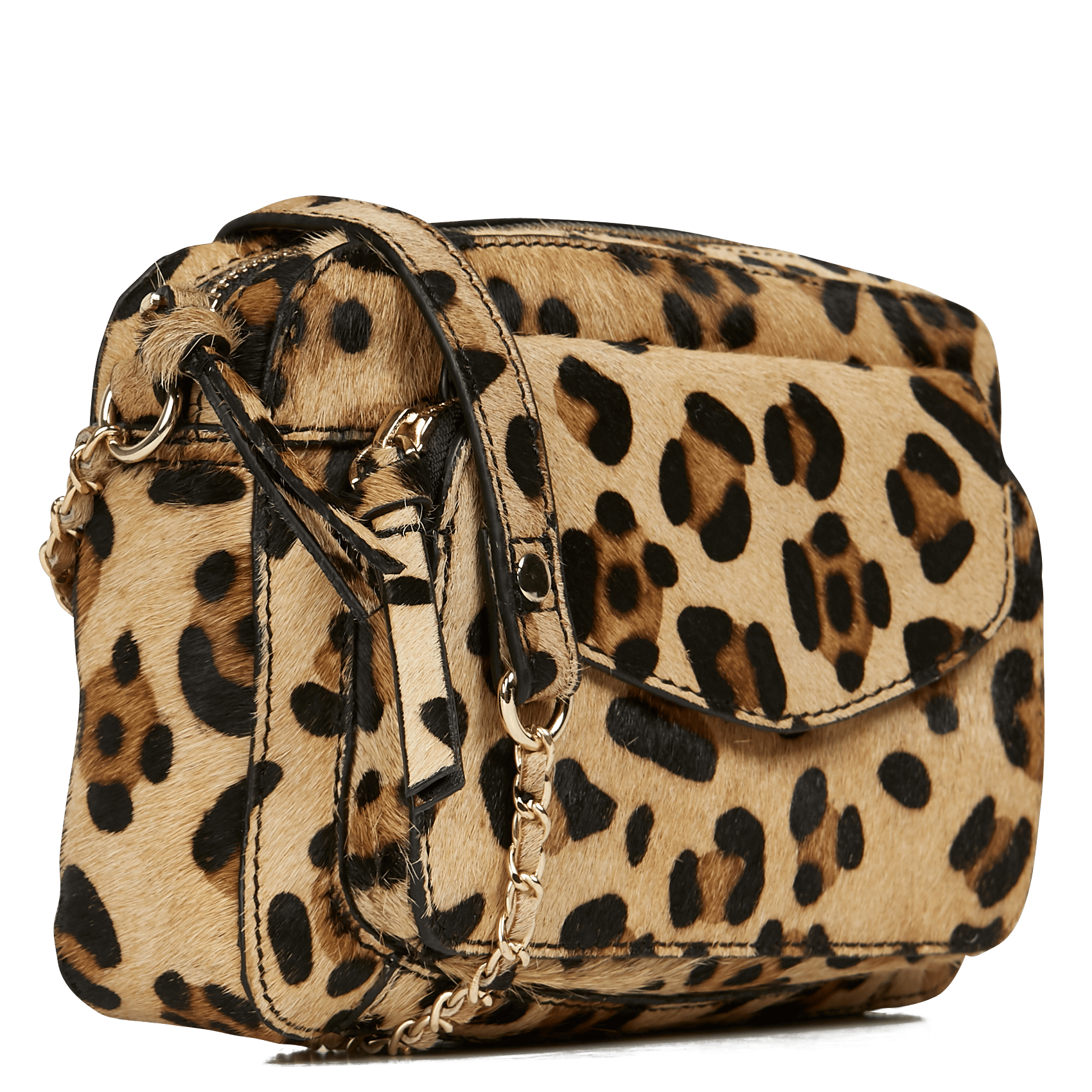 leopard print messenger bag