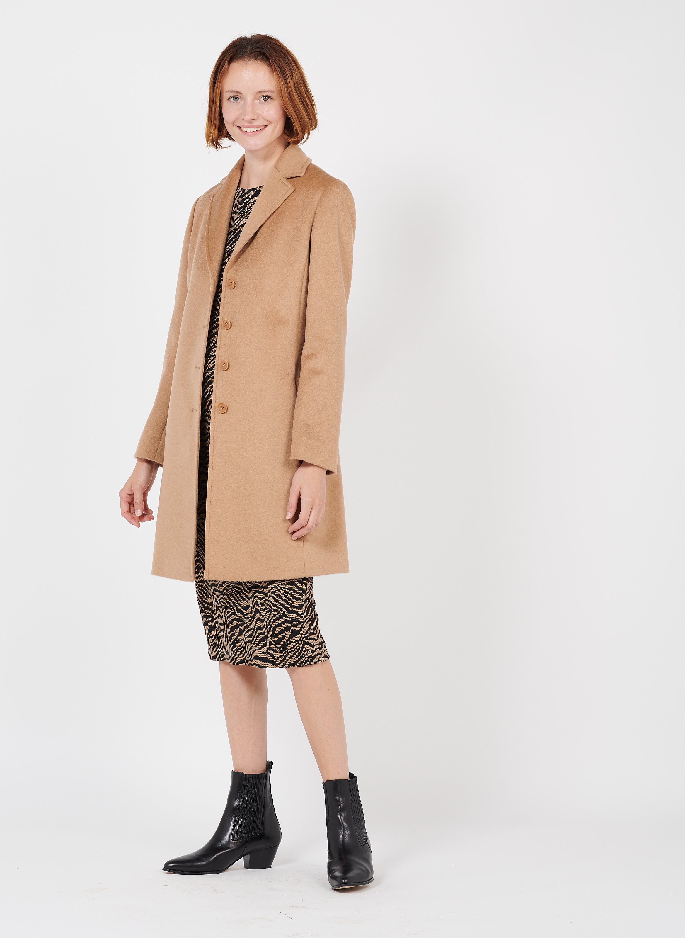 pinko leopard coat