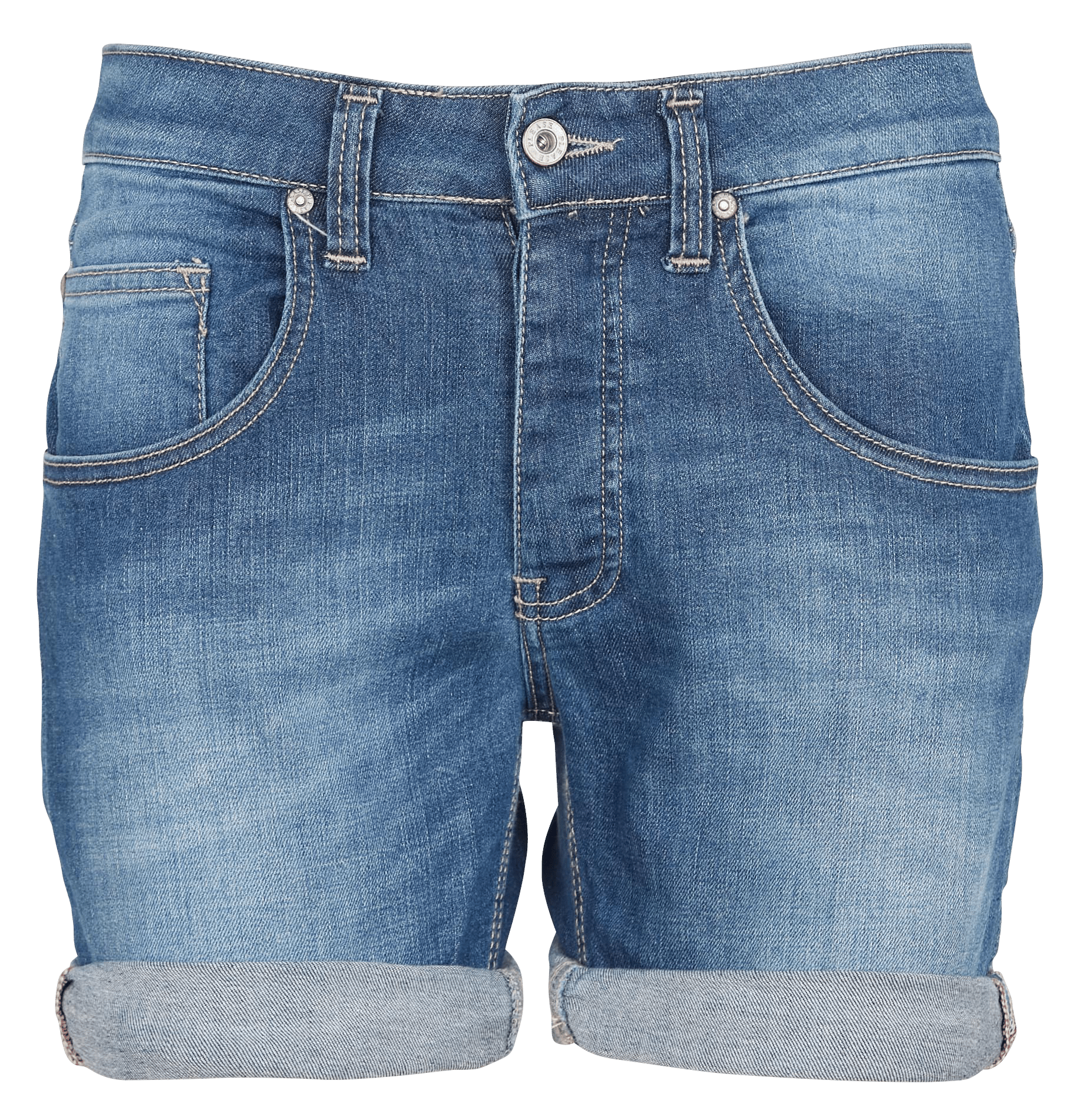 Faded Denim Shorts Blu Denim Please - Women | Place des Tendances