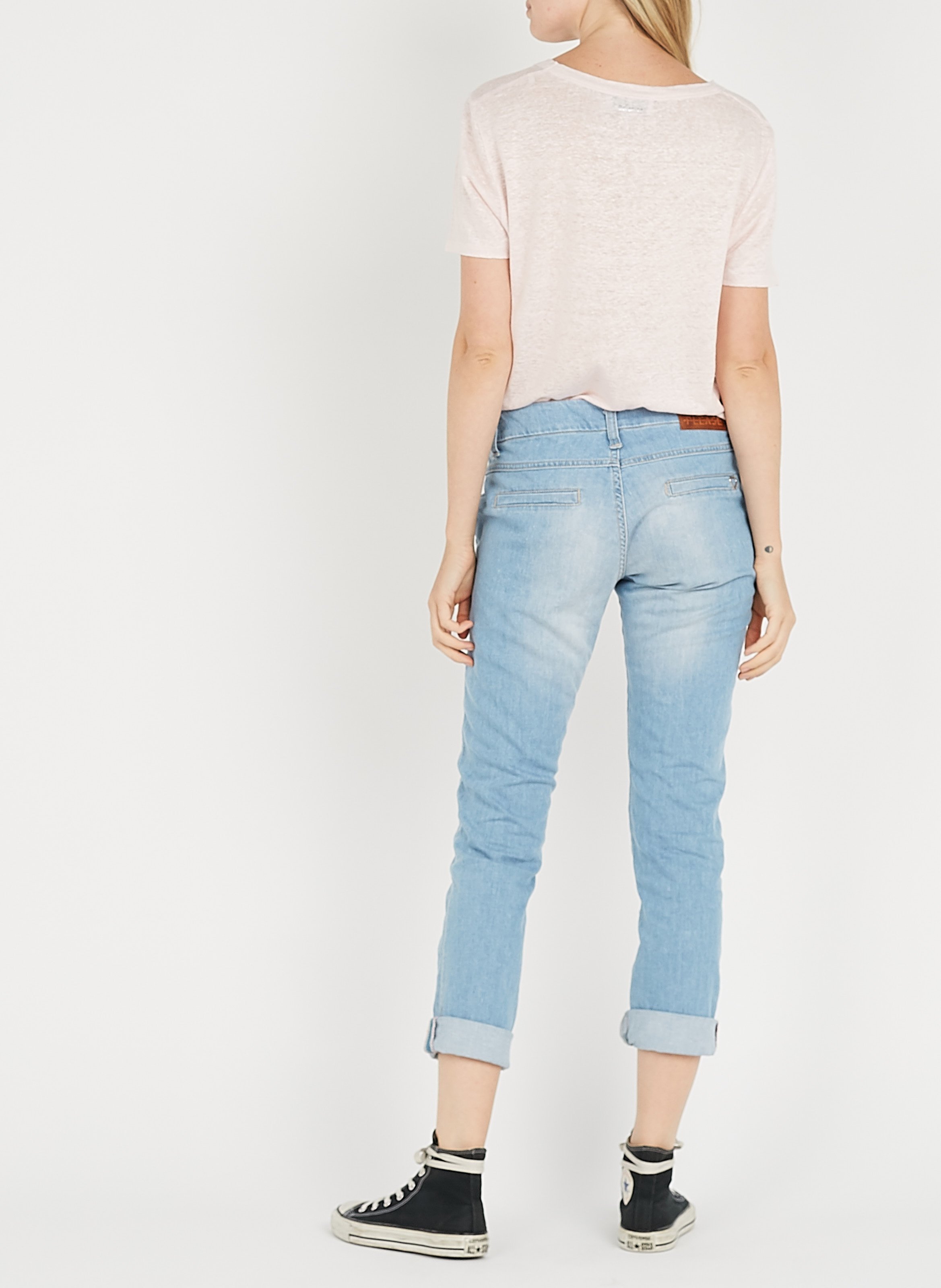 Lowrise Boyfriend Jeans Blu Denim Please Women Place des Tendances