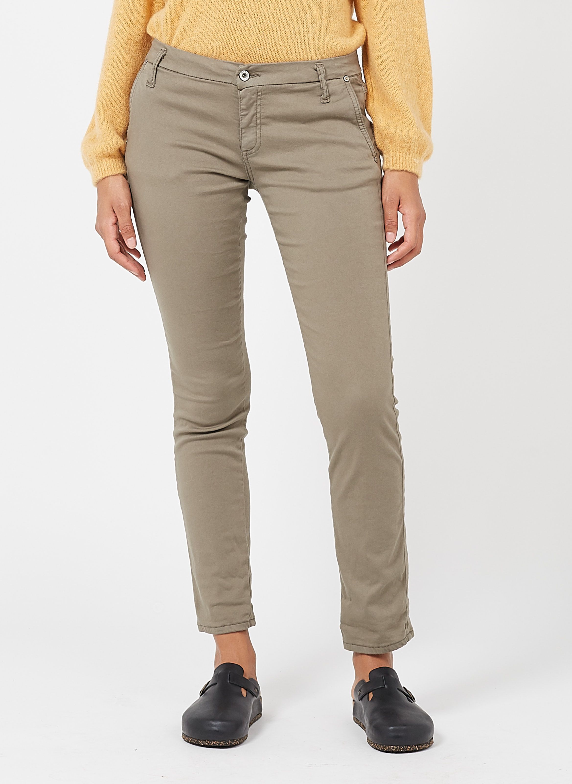 low rise womens chinos