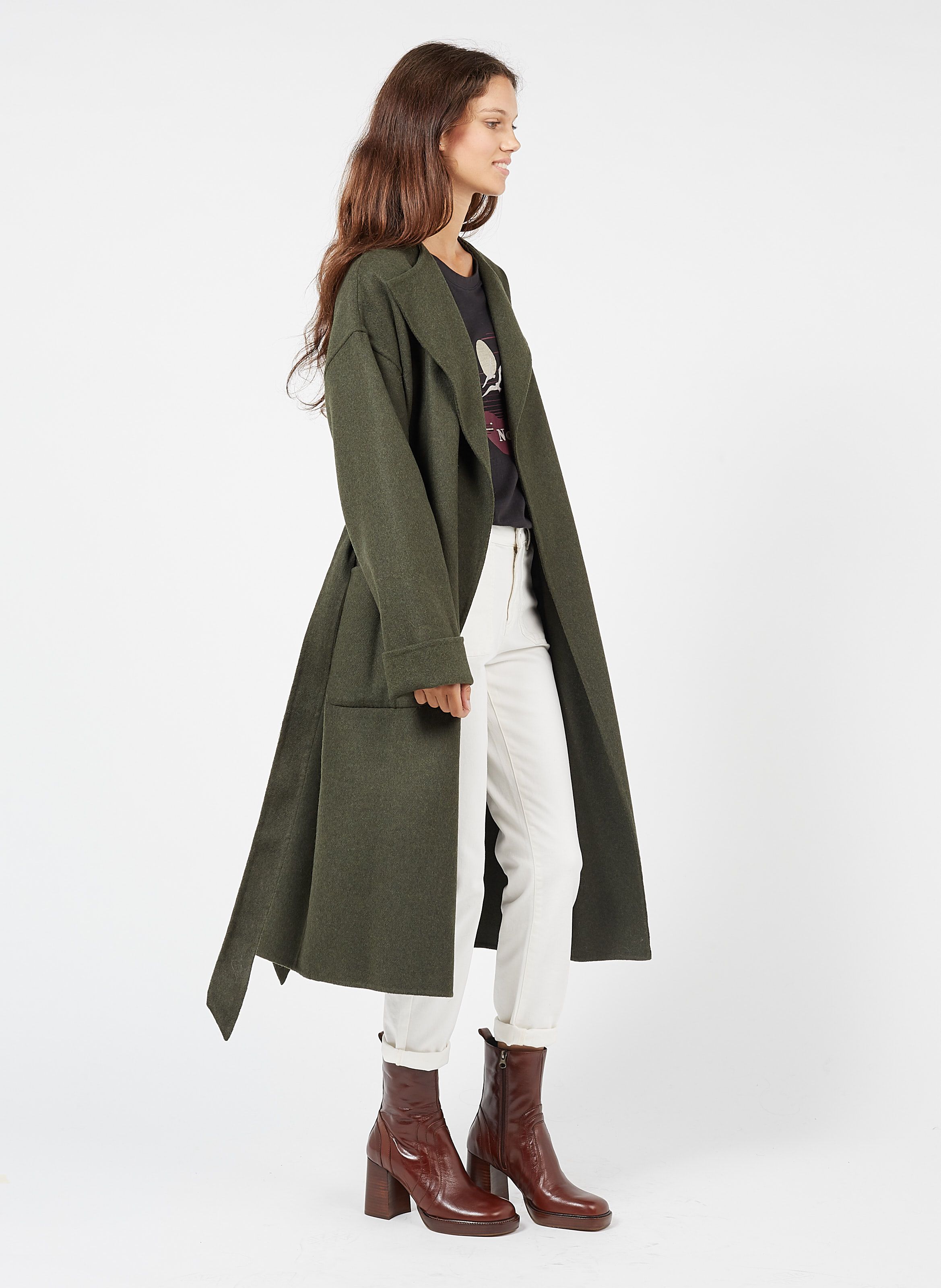 polo ralph lauren wool & cashmere trench coat