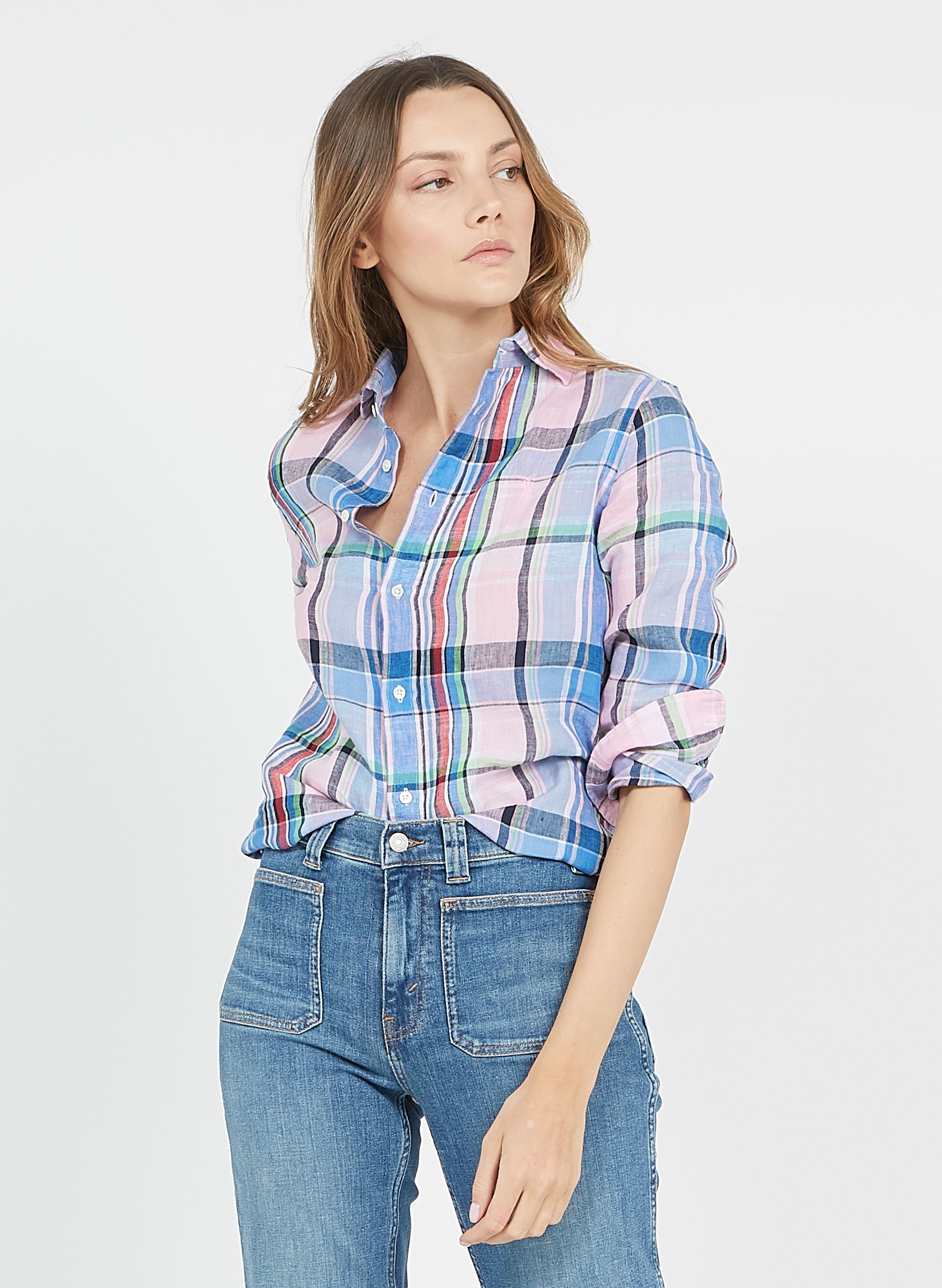 ralph lauren check shirt sale