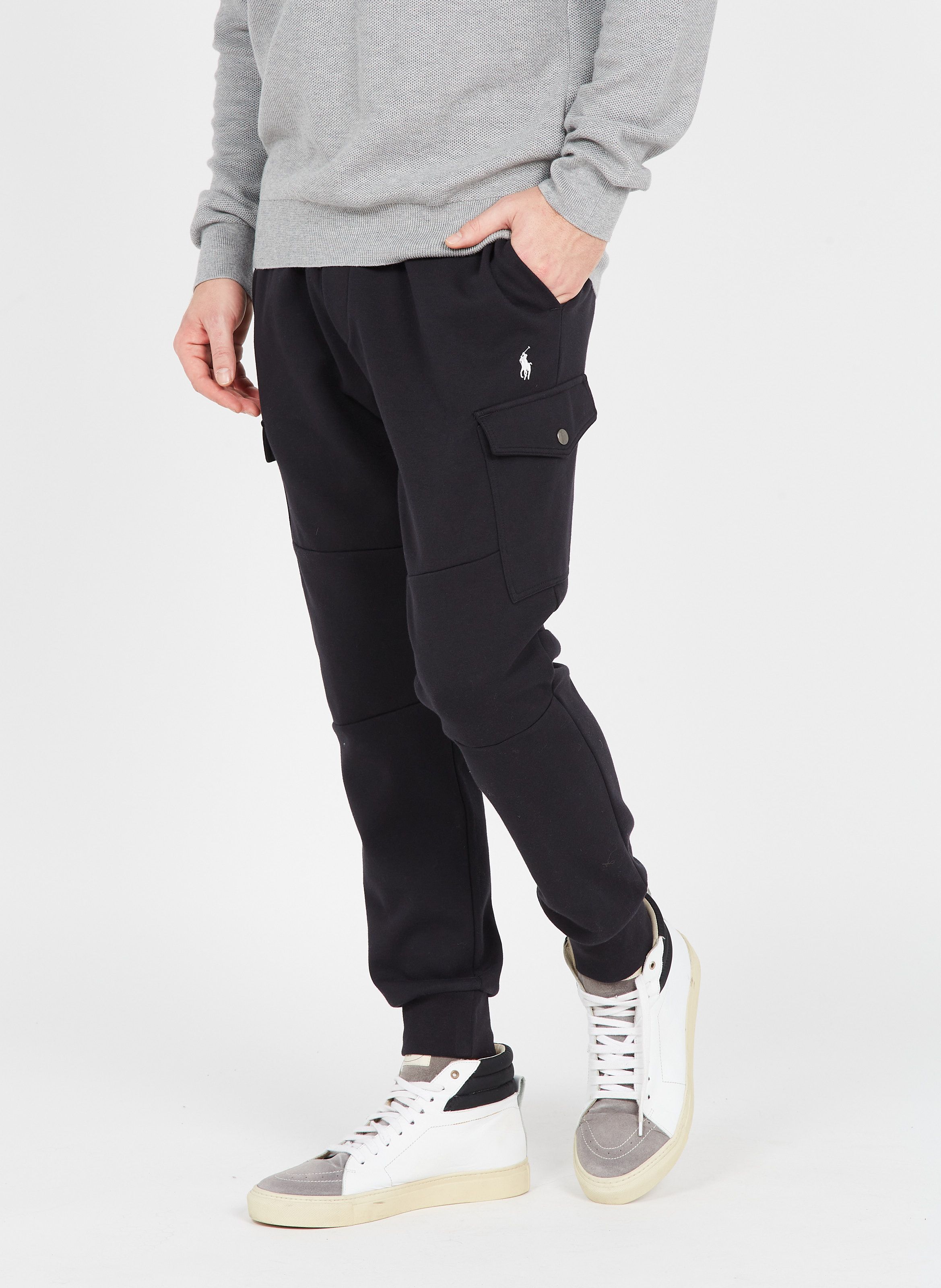 polo ralph lauren black joggers