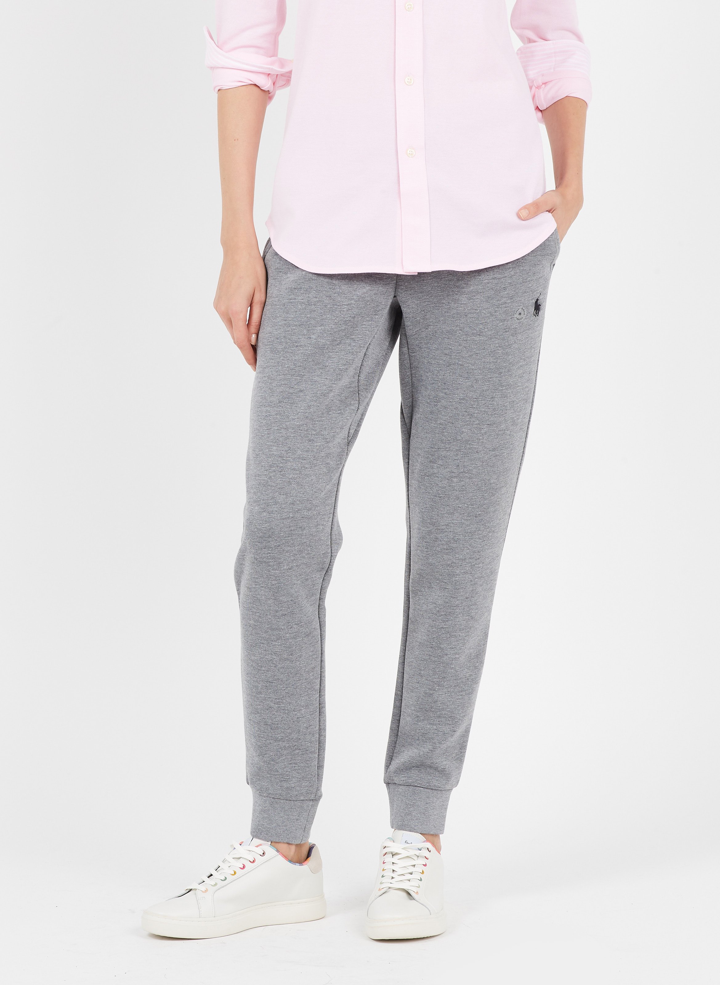 ralph lauren grey joggers mens