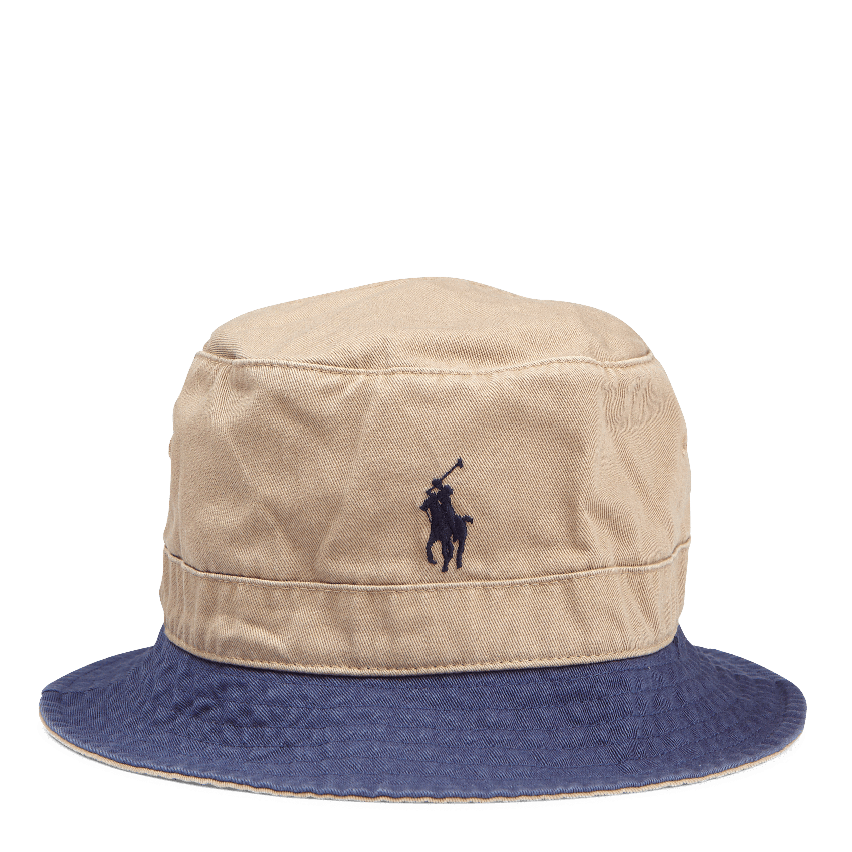 polo bucket hat white