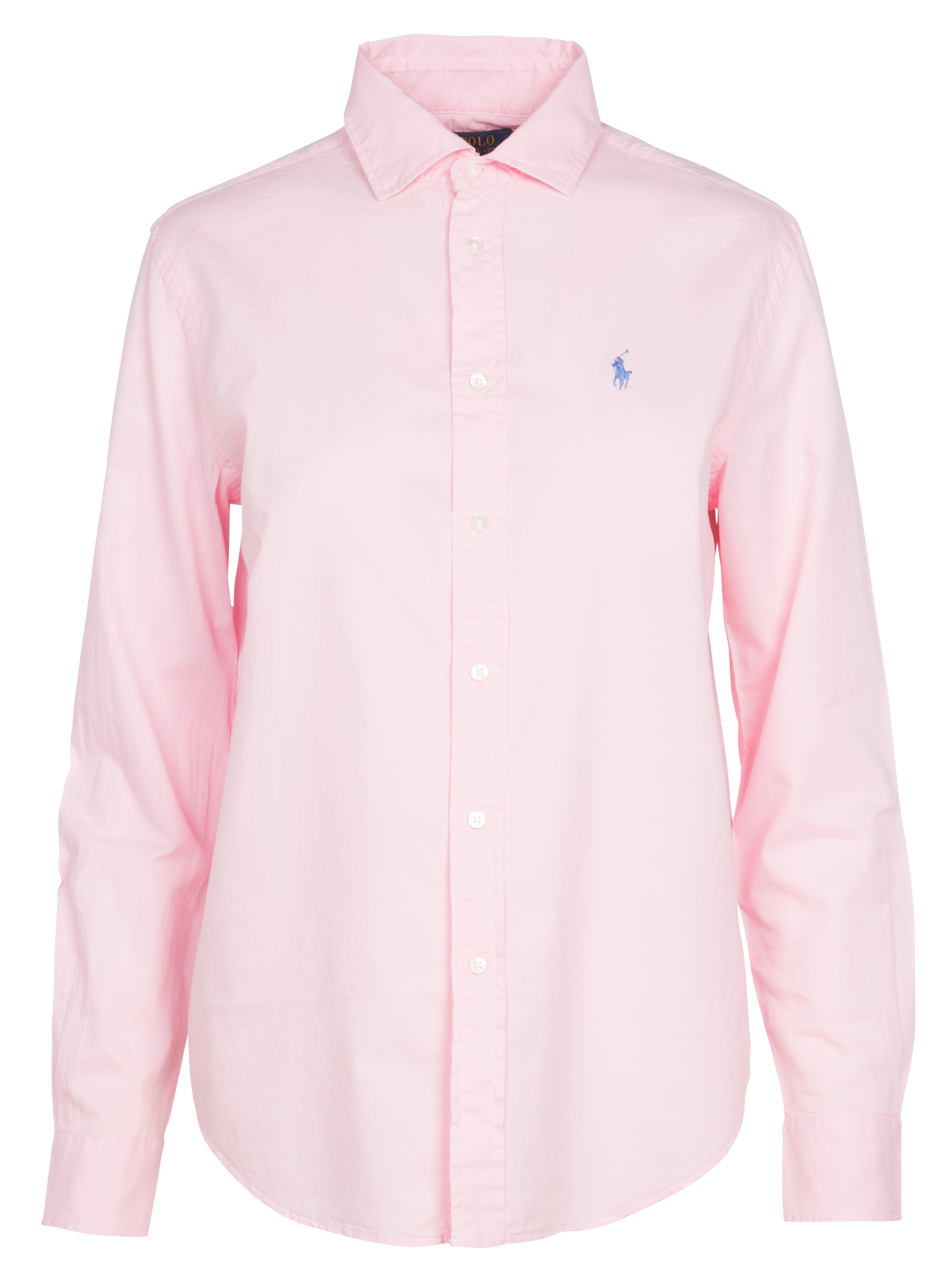 ralph lauren pink and white shirt