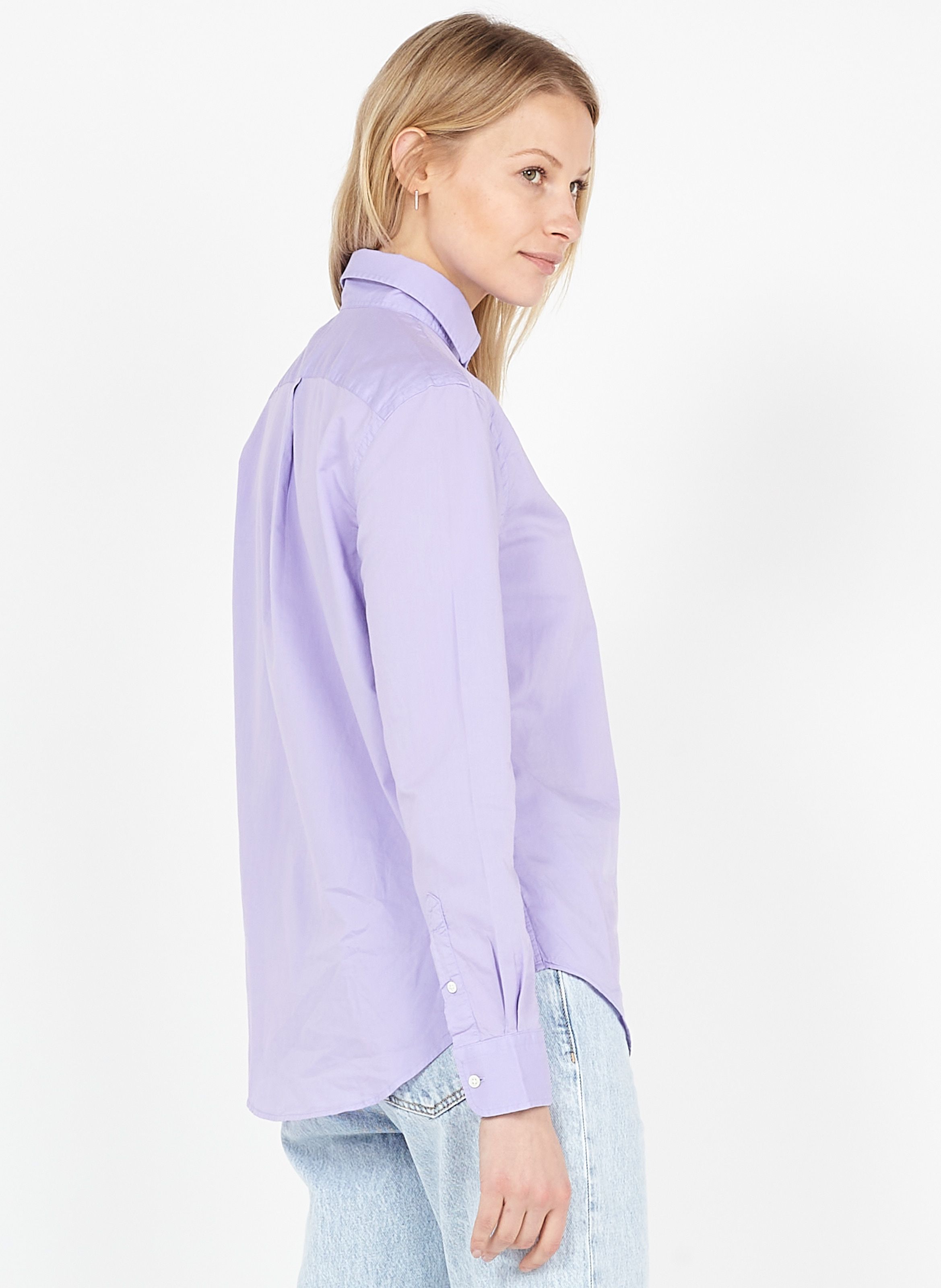 ralph lauren purple blouse