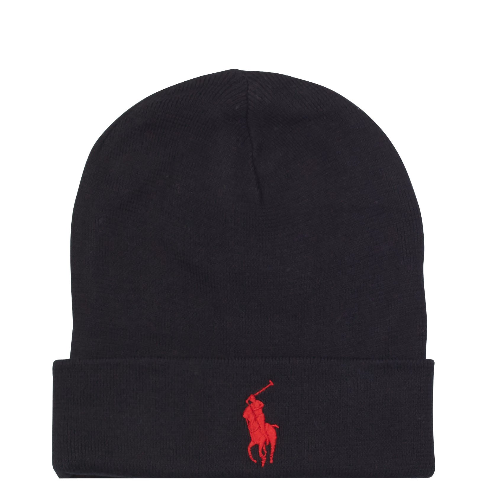 black polo beanie