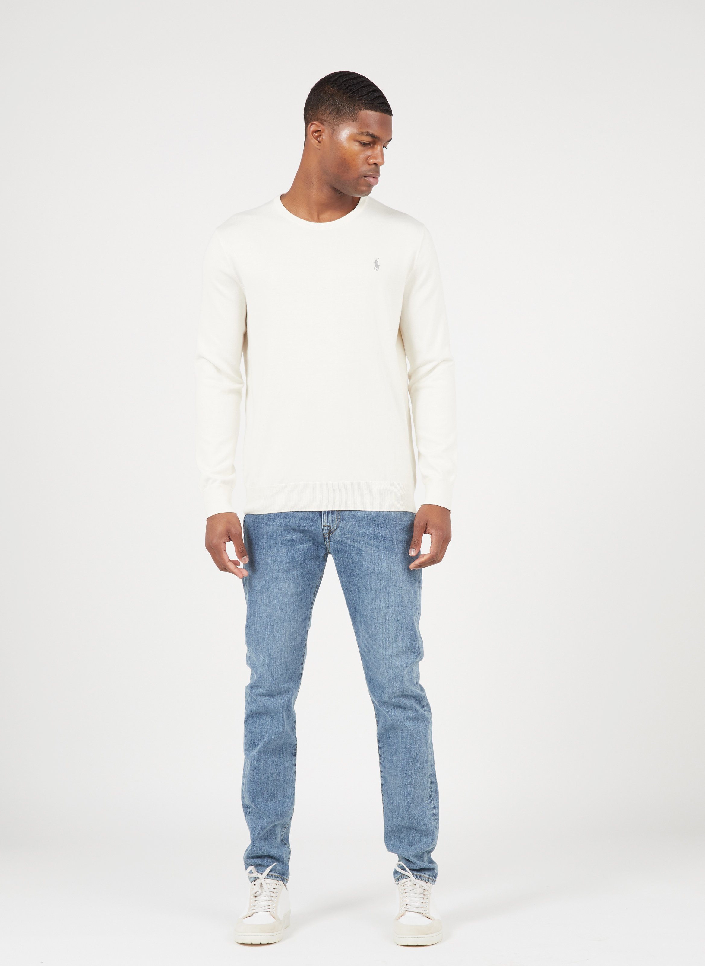 polo ralph lauren white cardigan