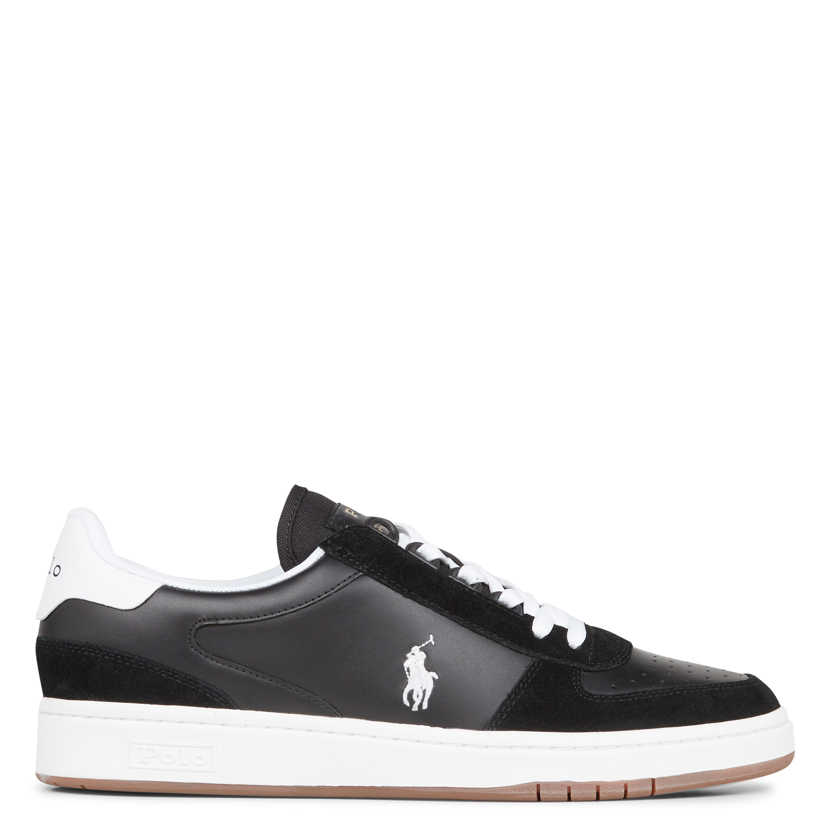 ralph lauren black mens shoes