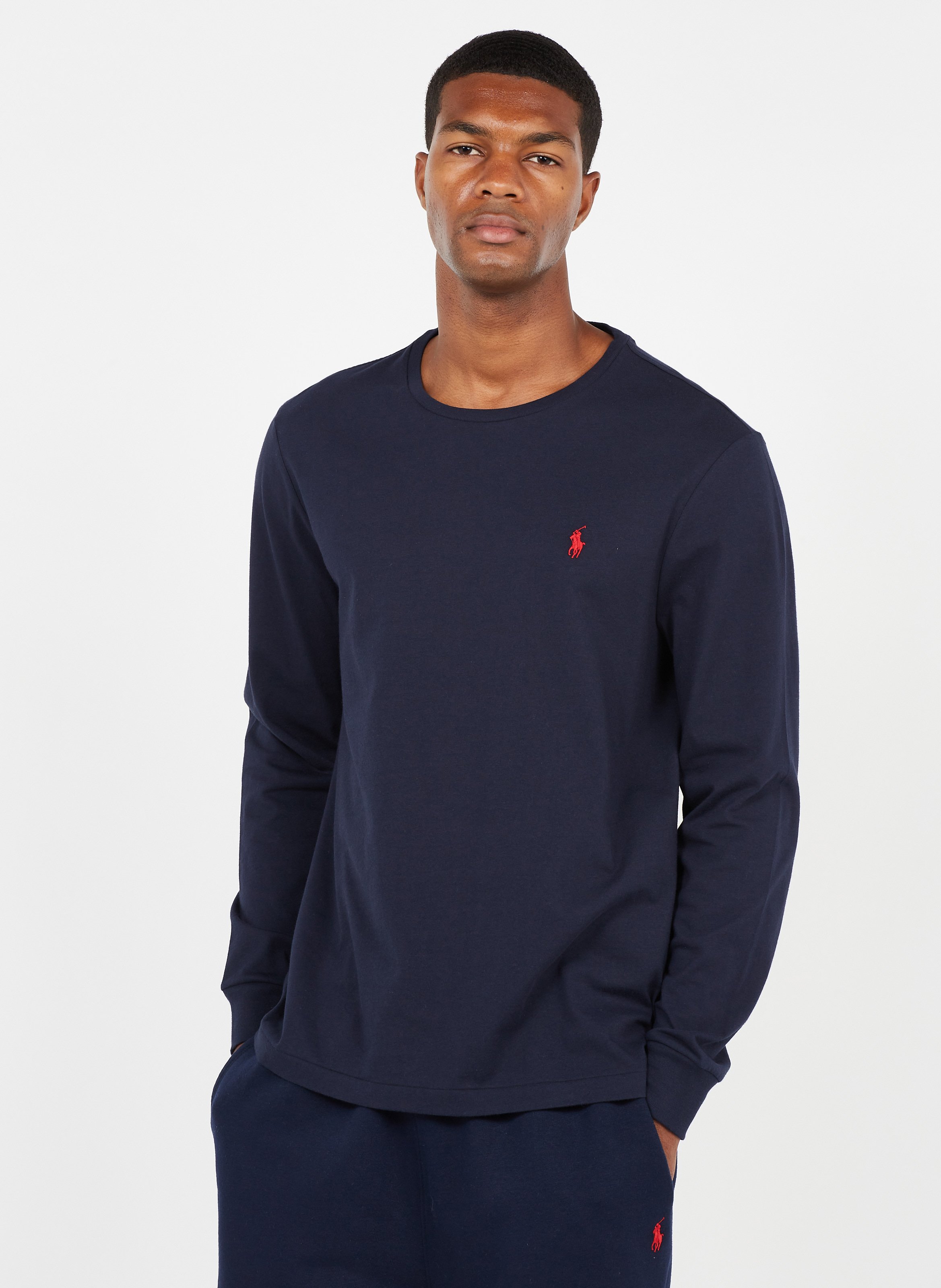 navy blue polo vest
