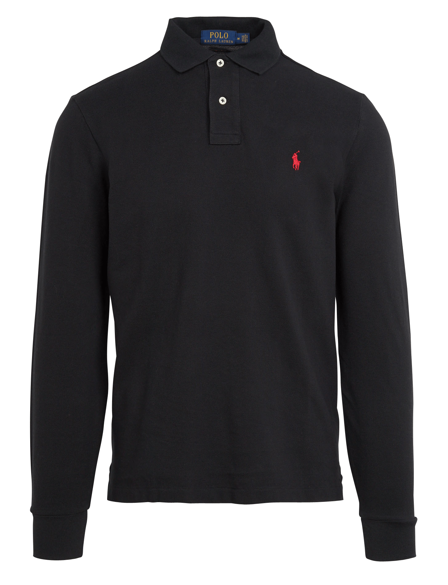 ralph lauren polo long sleeve black