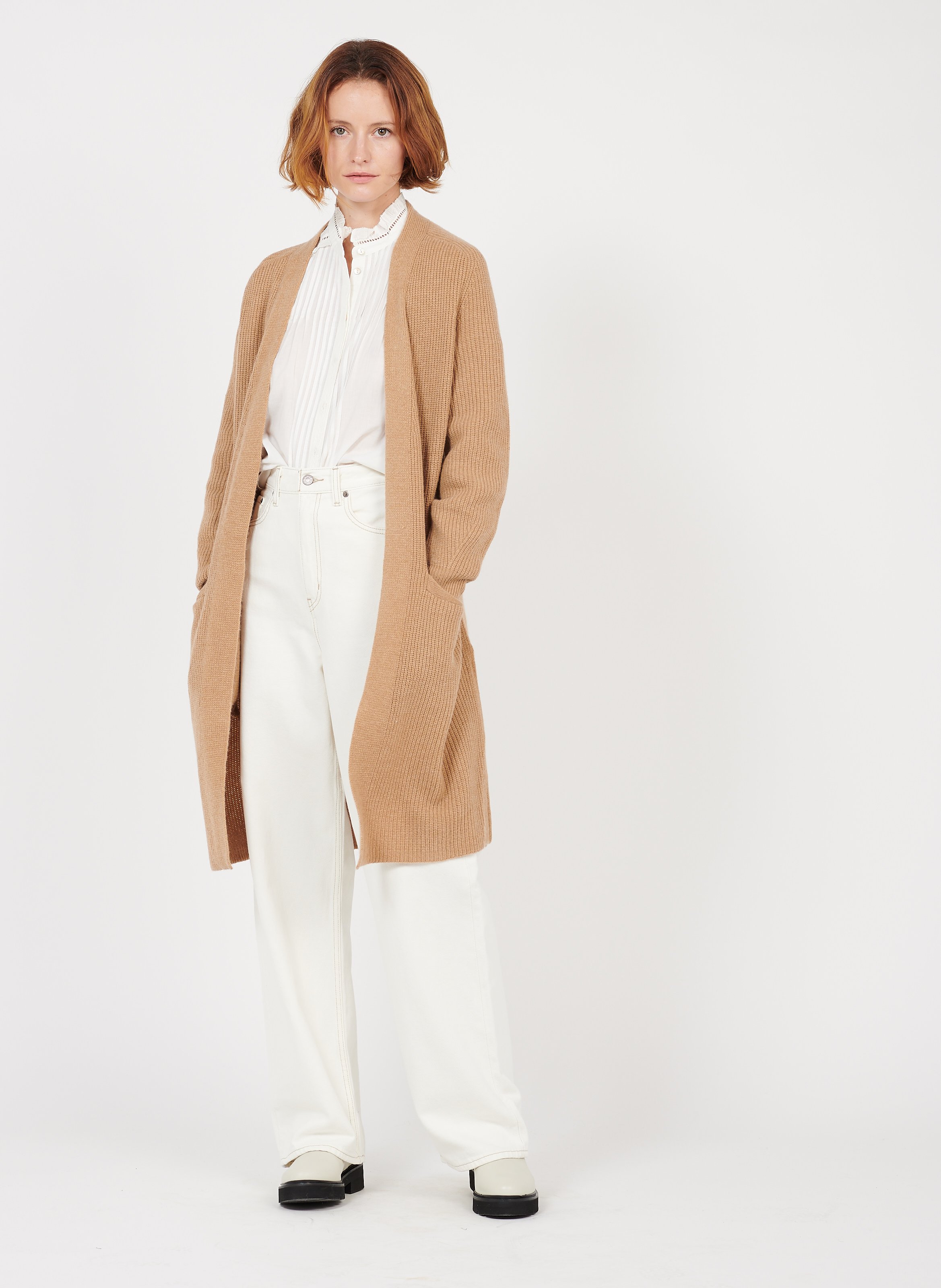 beige cardigan womens