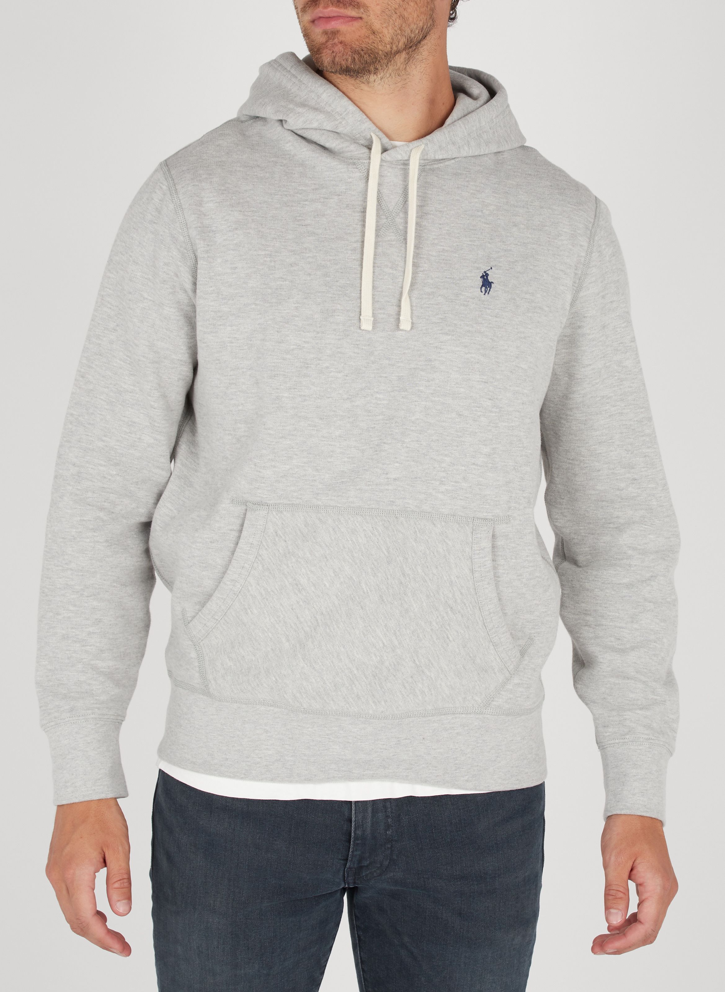 Grey ralph lauren clearance hoodie