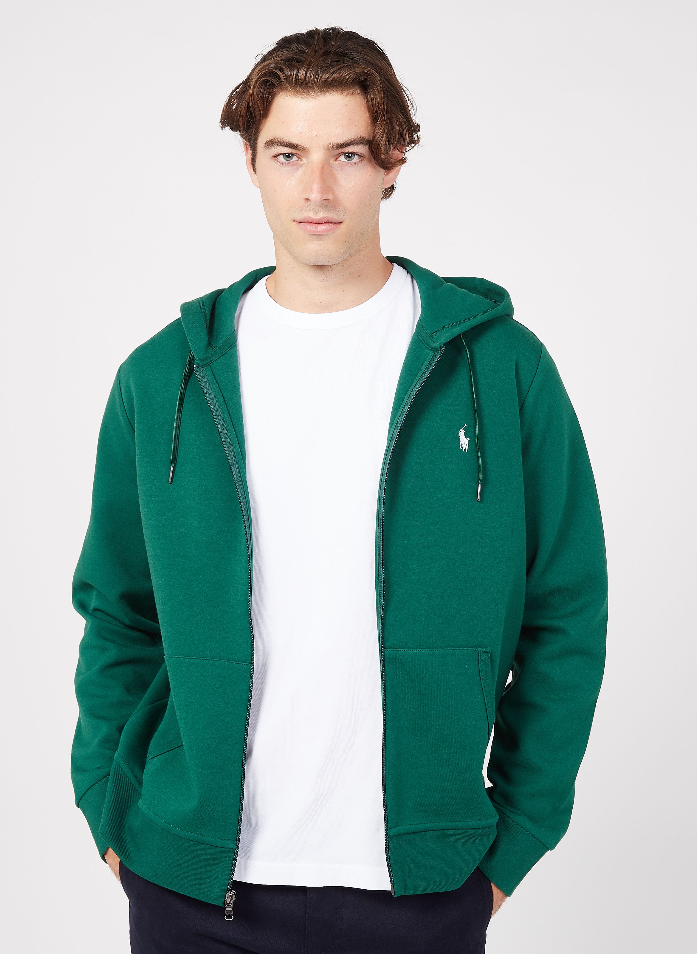 Polo ralph clearance lauren green hoodie