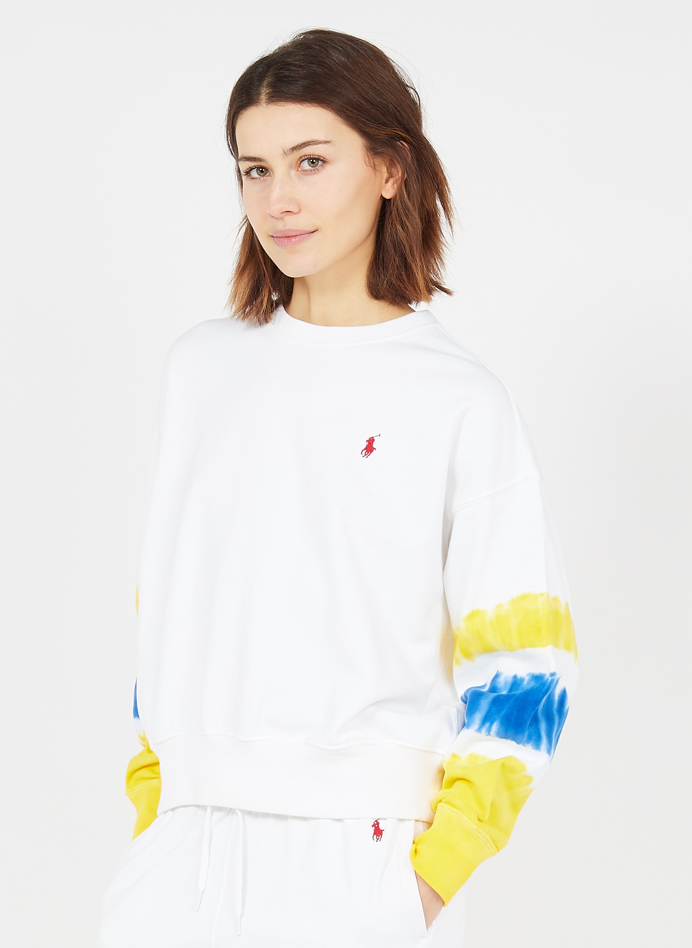 ralph lauren sweatshirt weiss