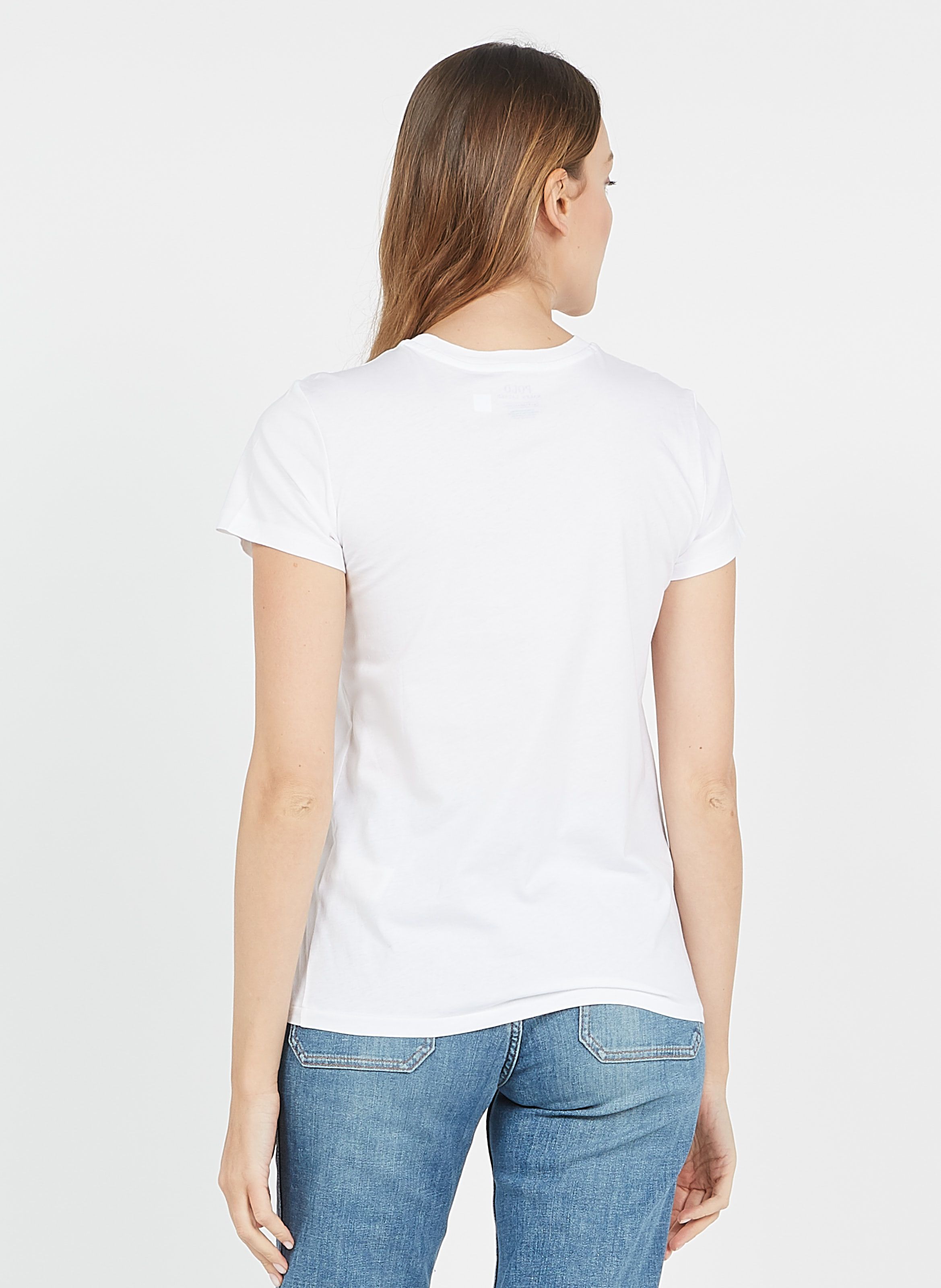 polo ralph lauren women's white t shirt