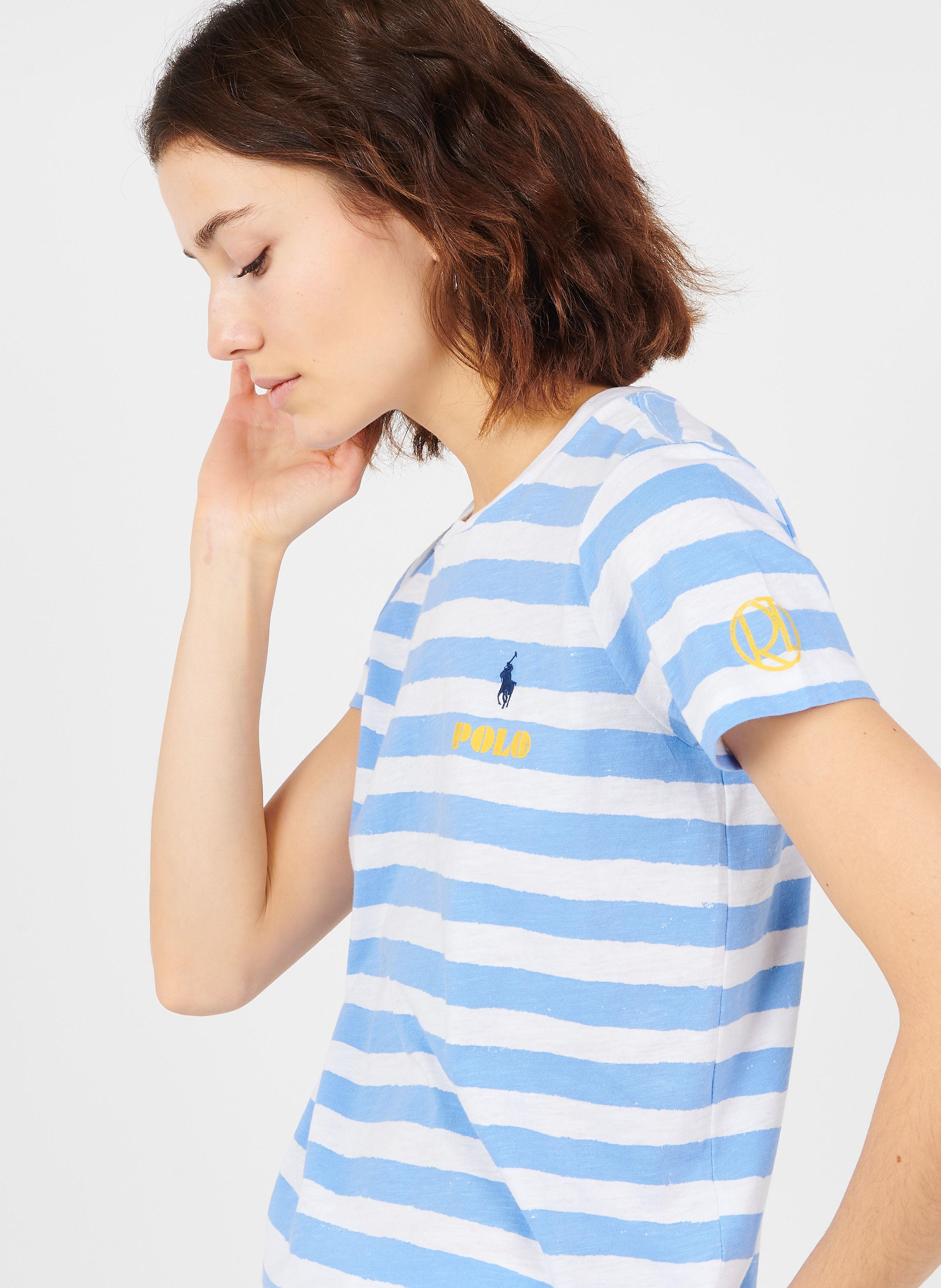 ralph lauren striped t shirt women's