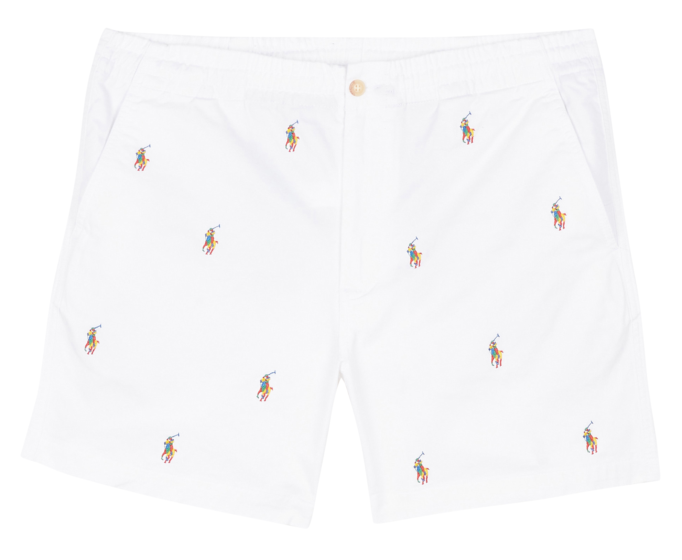 white polo shorts