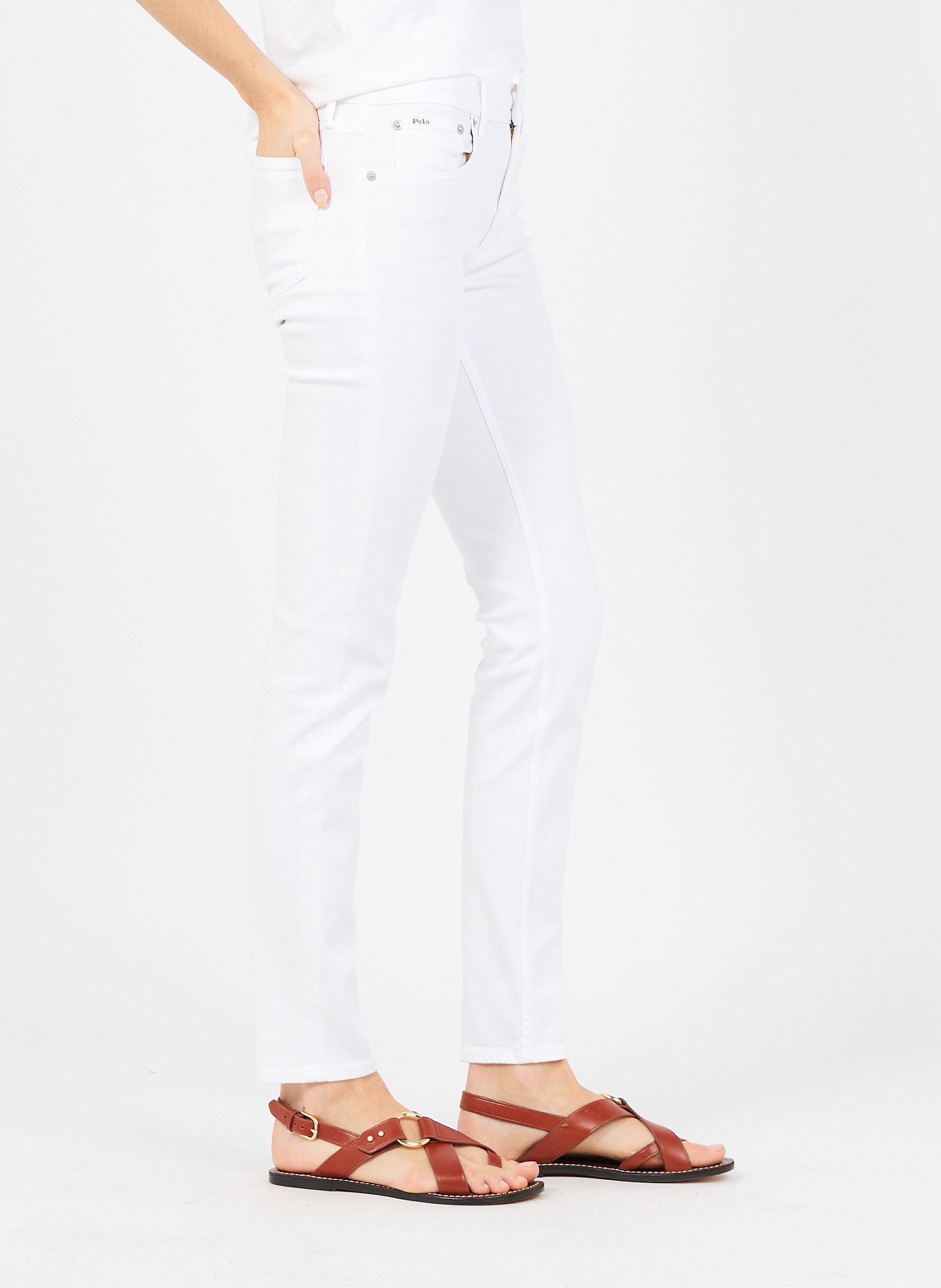 polo ralph lauren white jeans