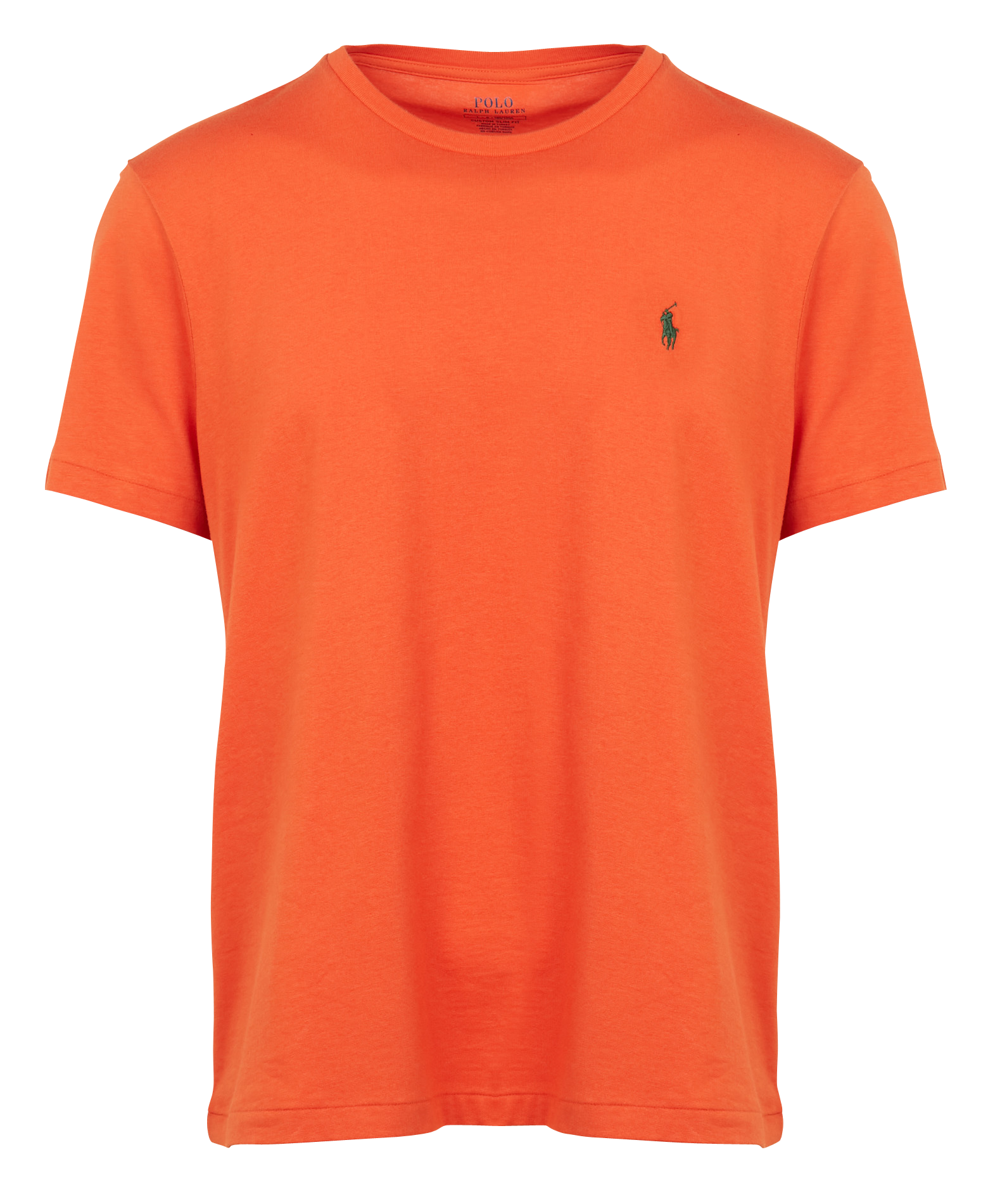 orange ralph lauren t shirt