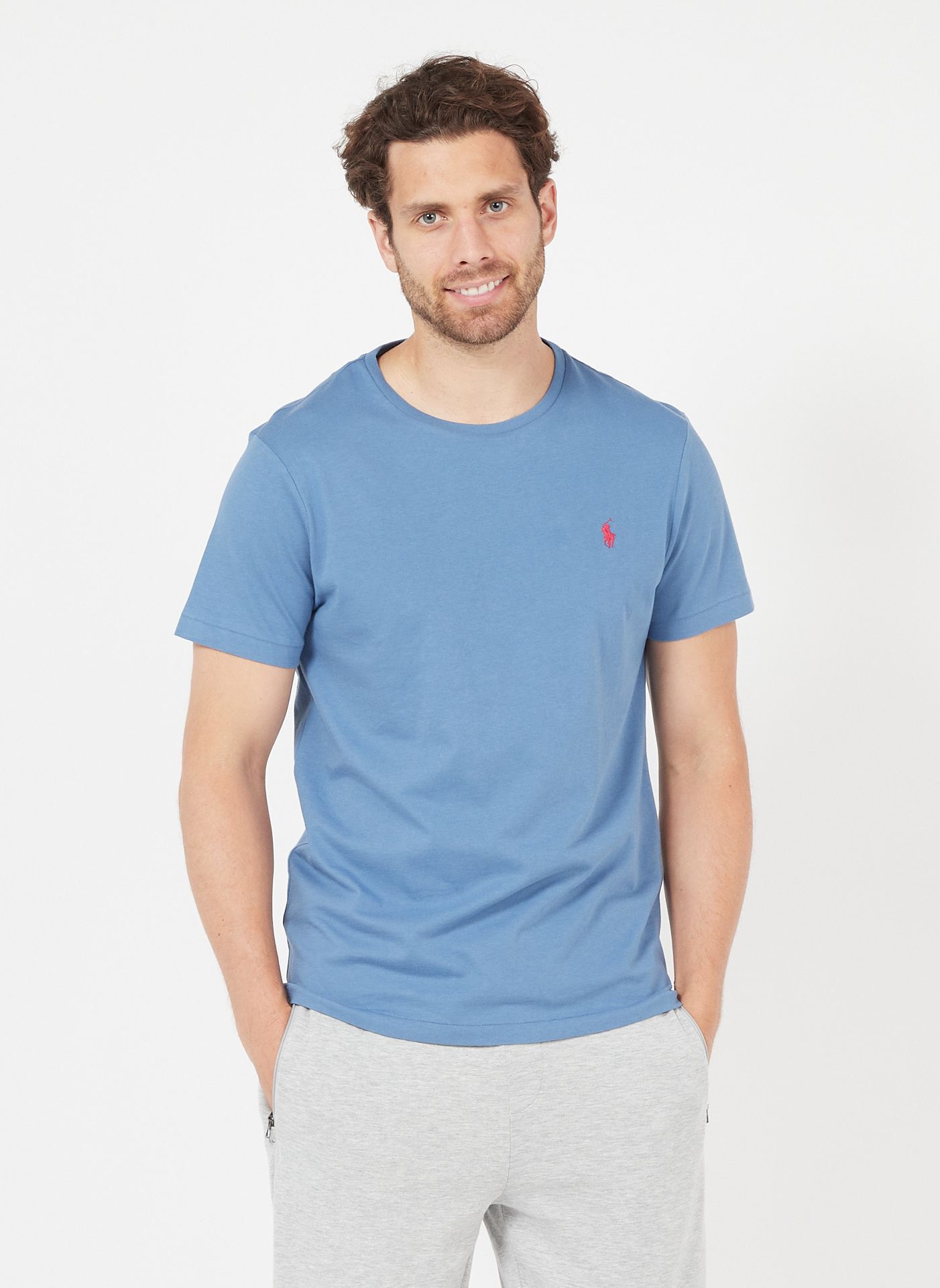 blue polo t shirt mens