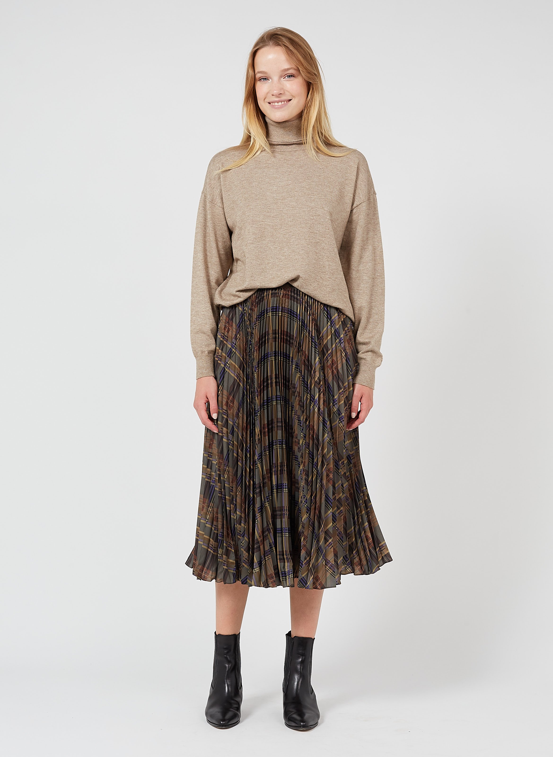 ralph lauren midi skirt