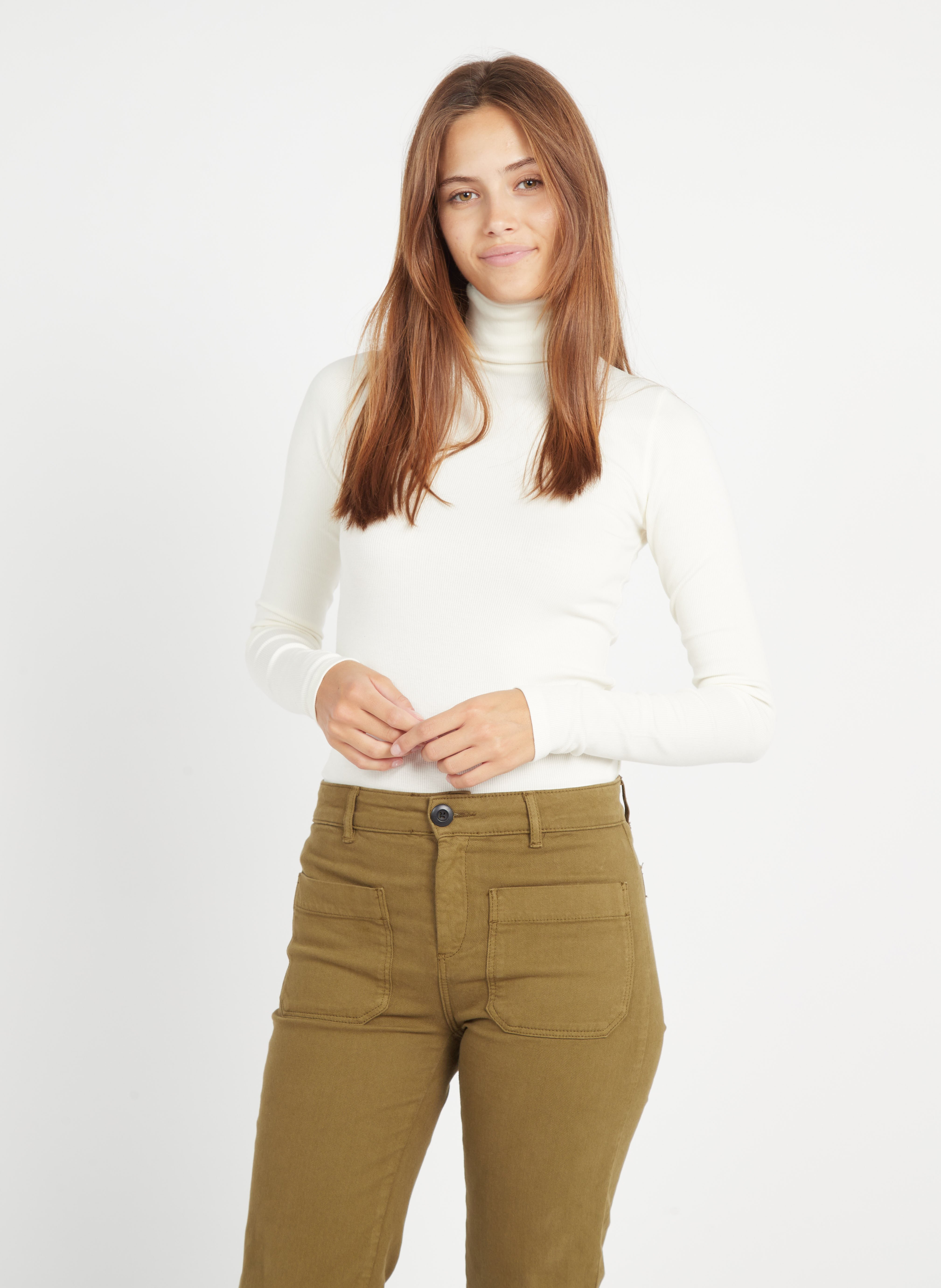 ralph lauren white turtleneck