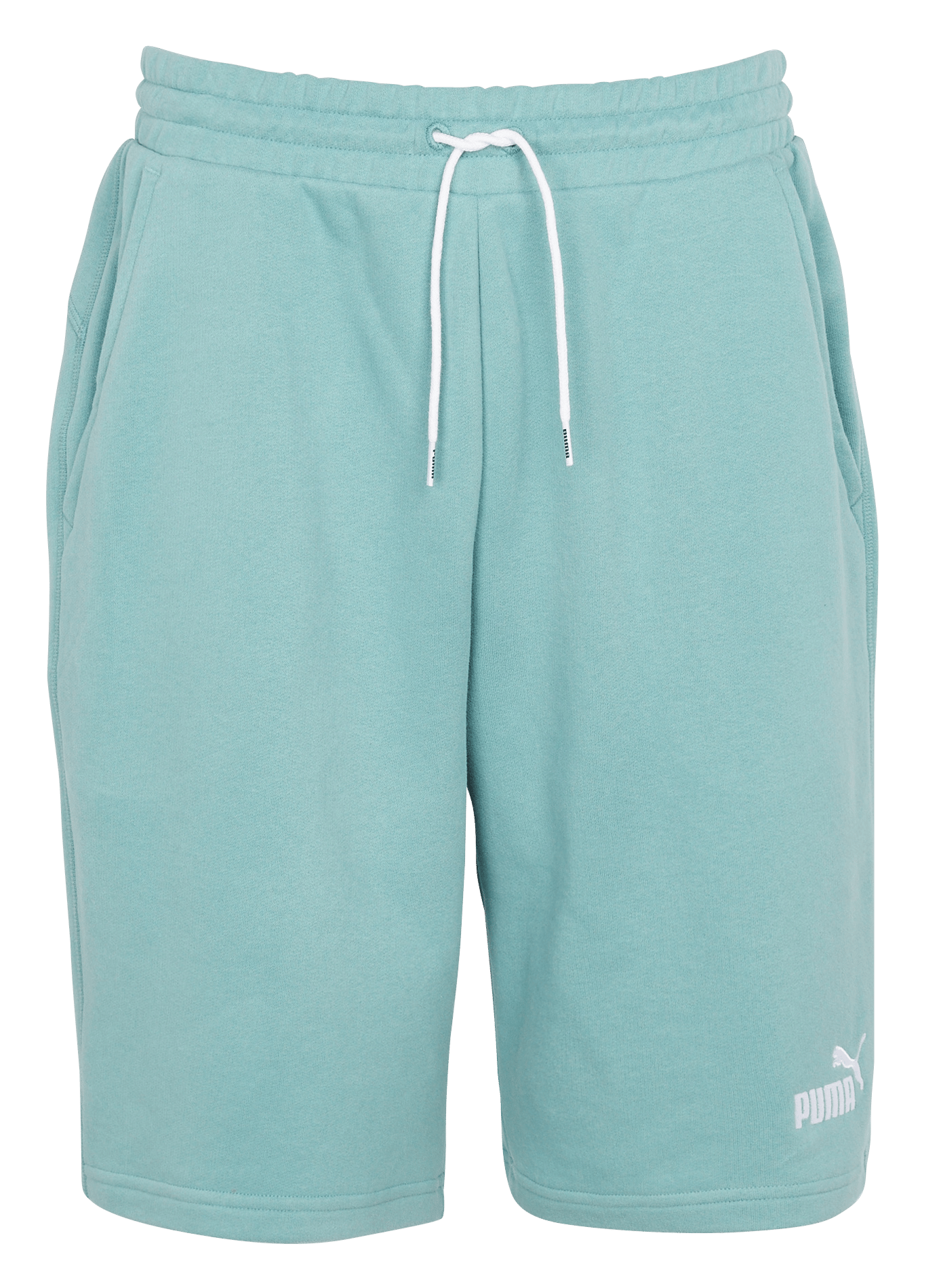 Cotton-blend Puma Shorts Mineral Blue 