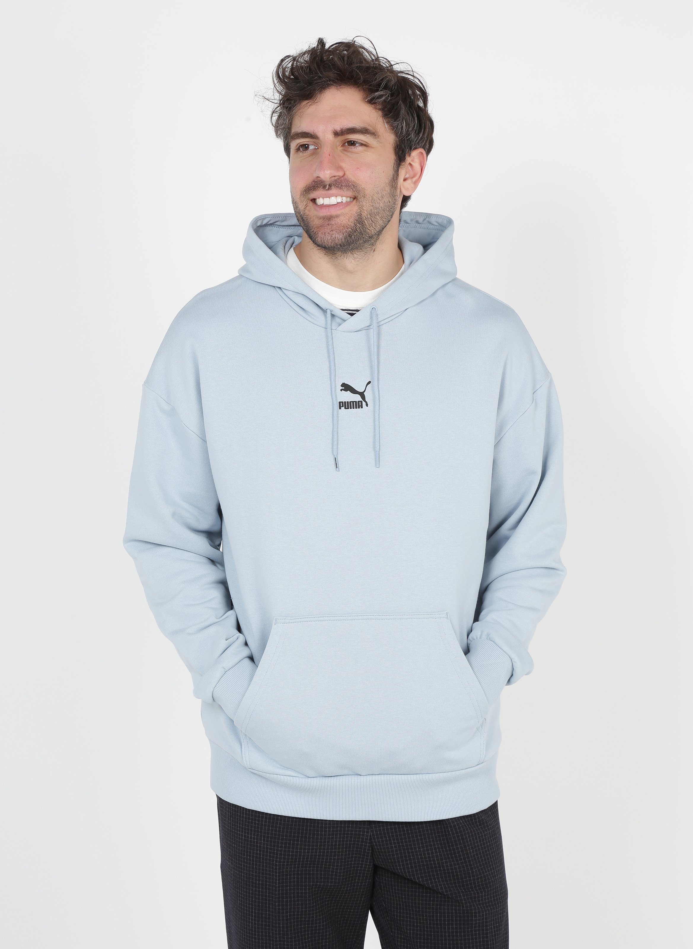 puma blue hoodie