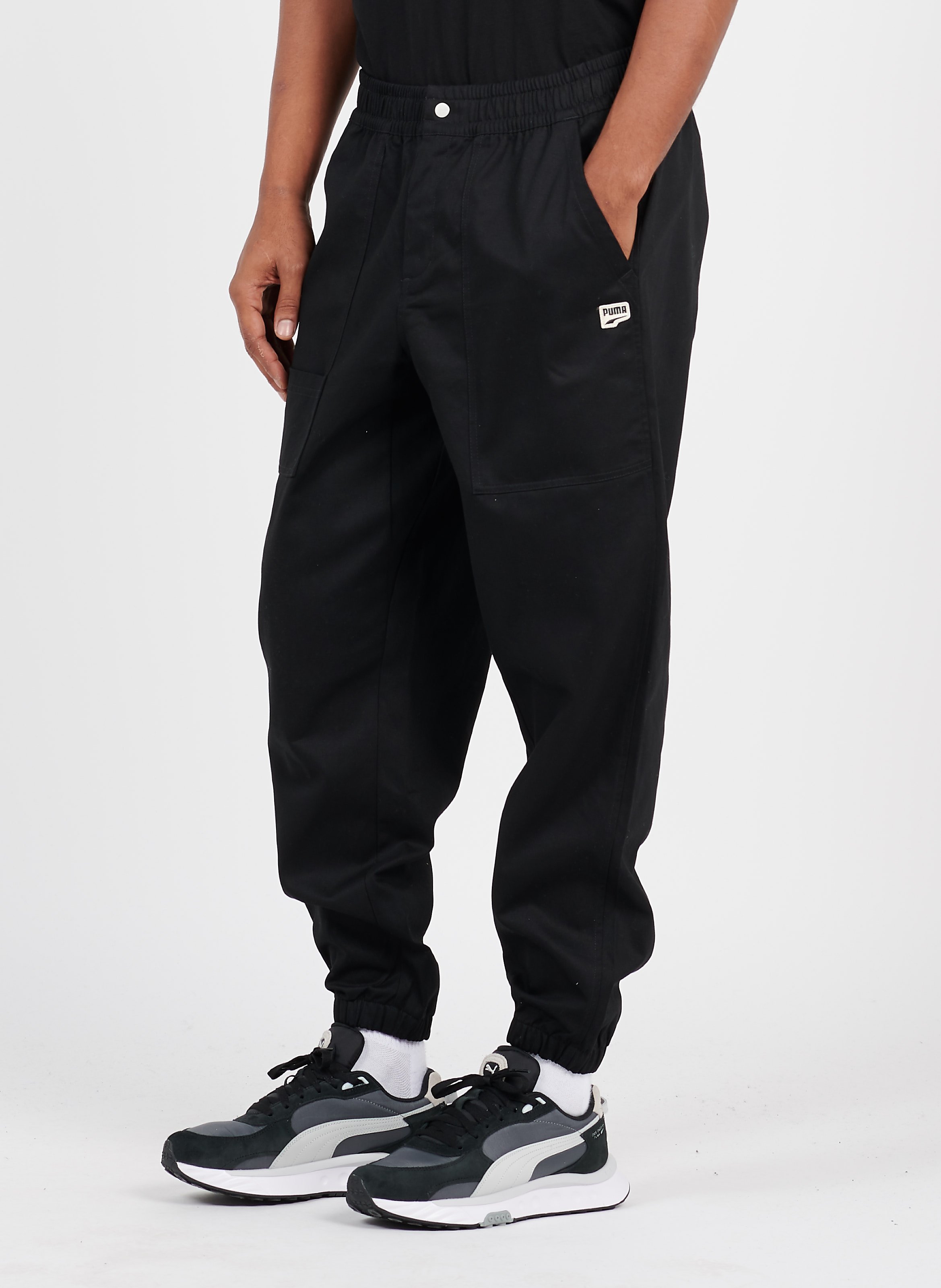 black puma pants