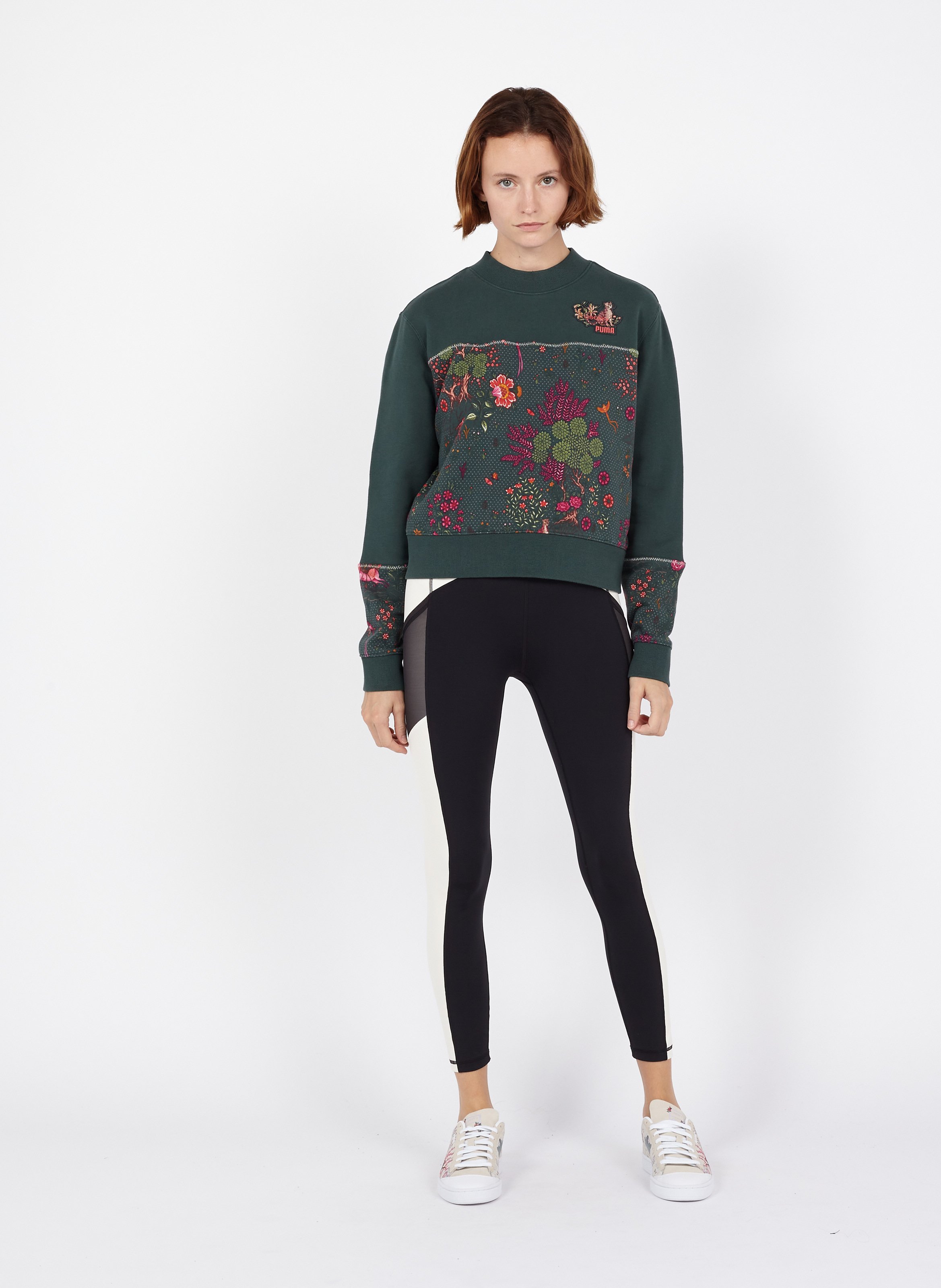 puma green sweatshirt