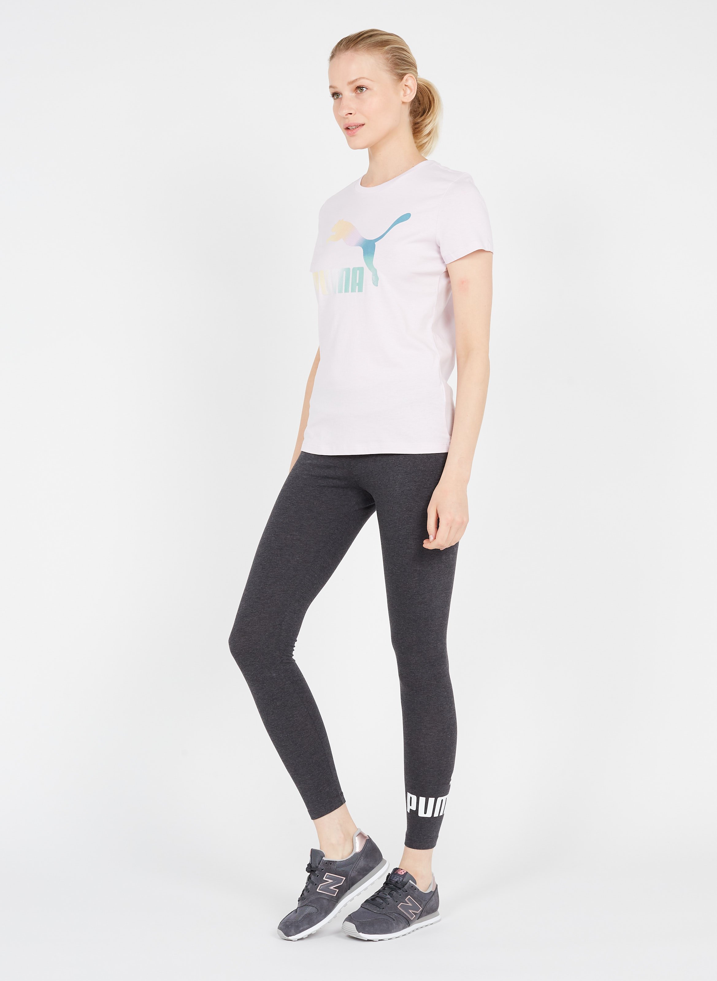 Logo Dark Gray Heather Puma - Women 